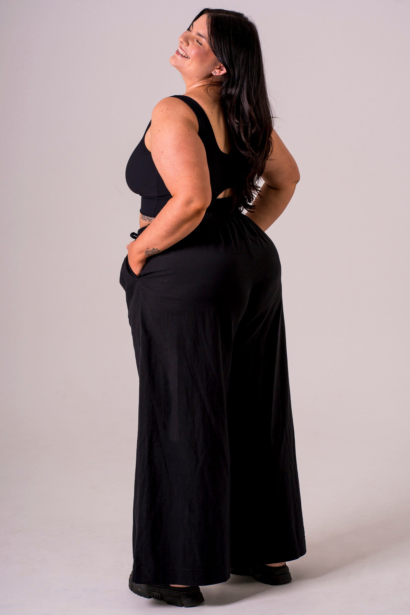 Night Linen Blend Pants