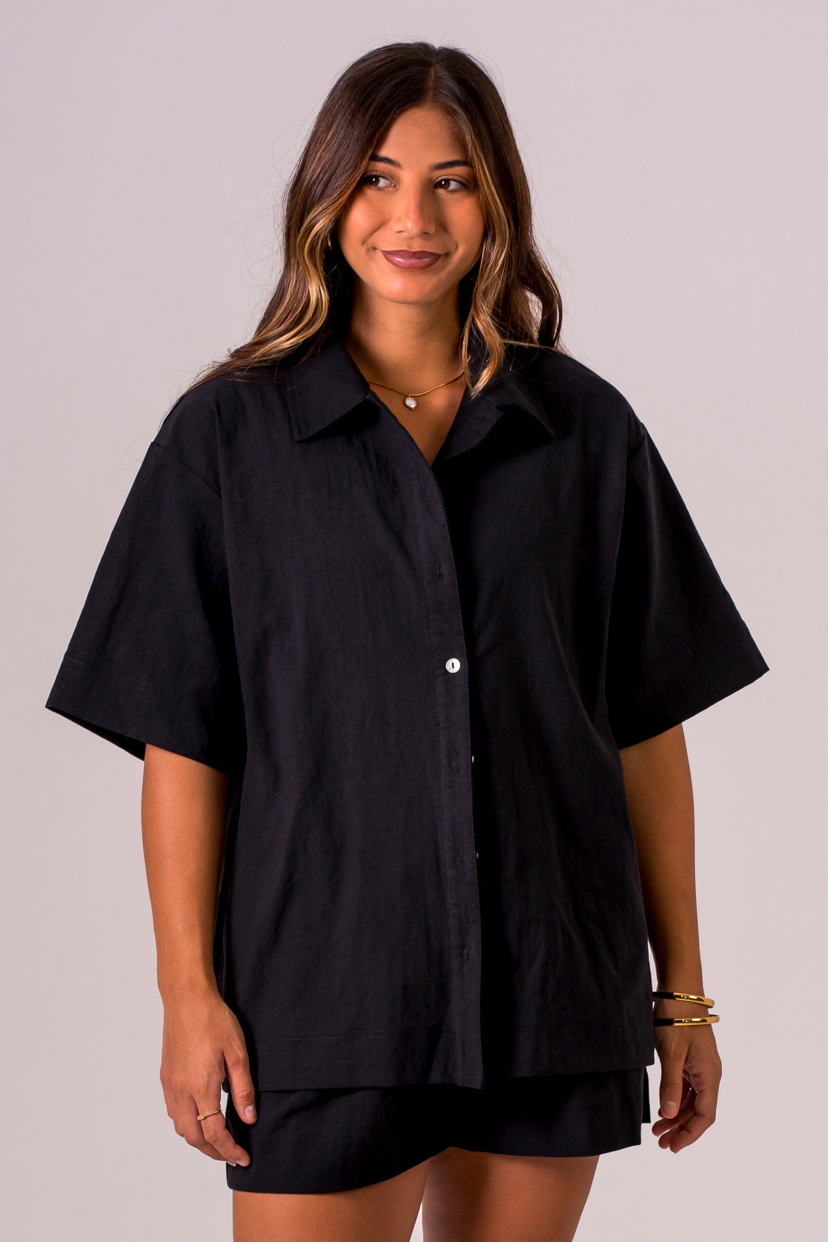 Night Linen Blend Shirt