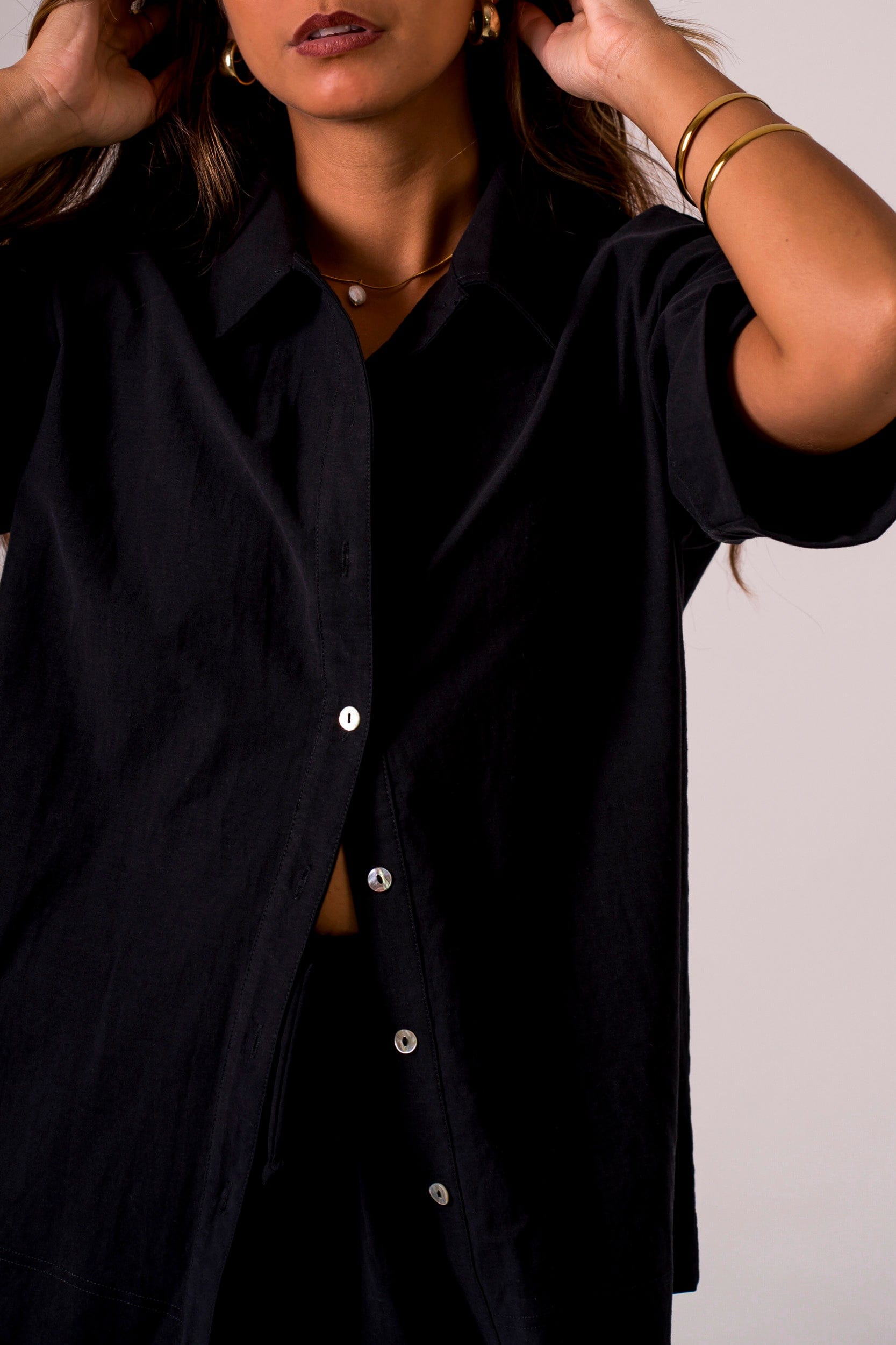 Night Linen Blend Shirt