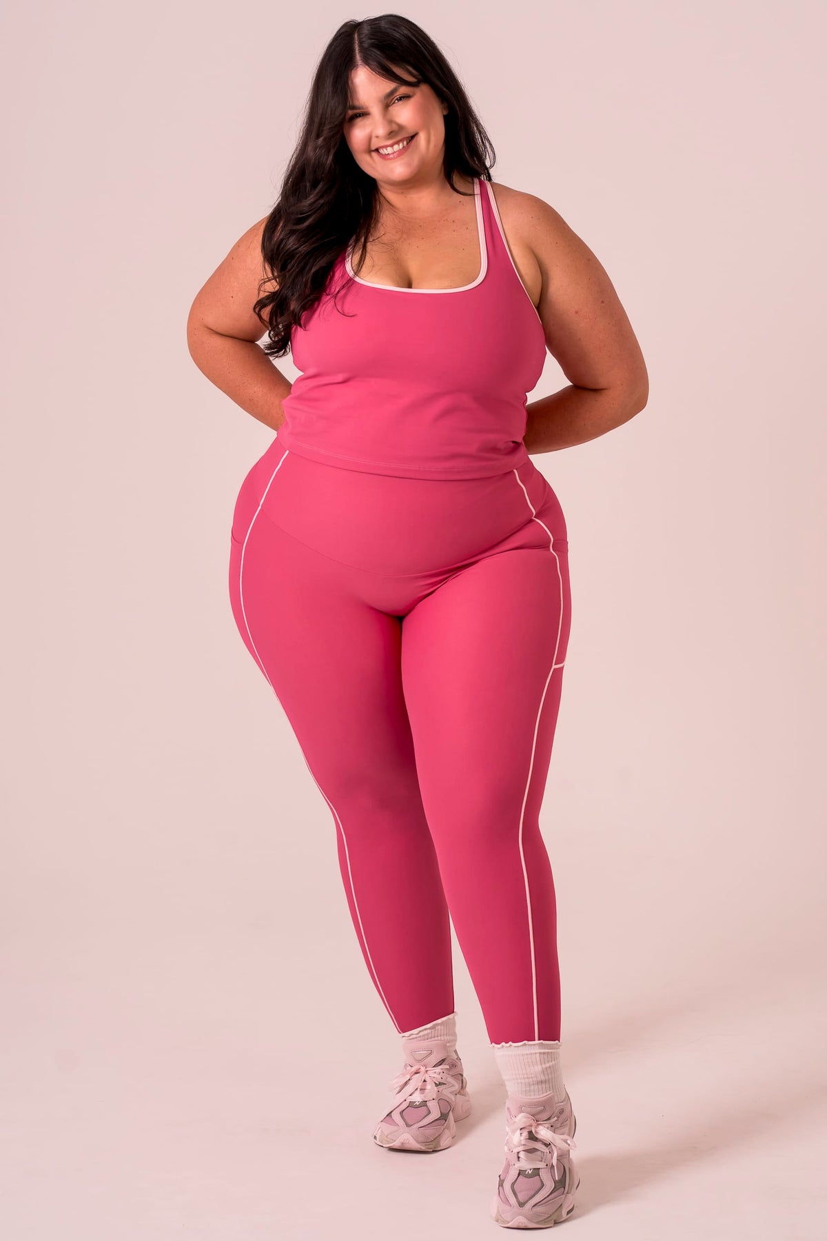 Raspberry Duo Dynamic Pocket Curve Leggings
