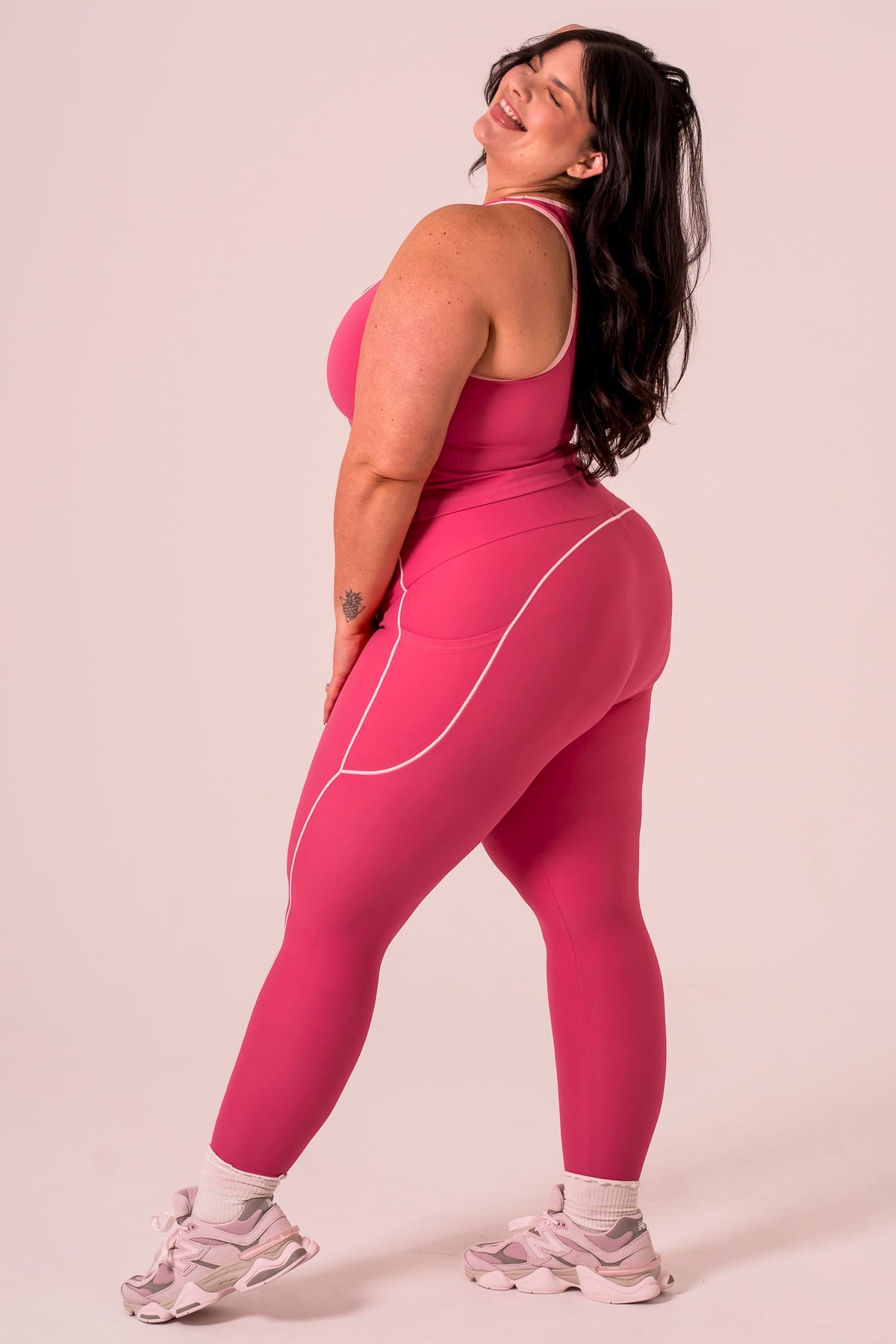 Raspberry Duo Dynamic Pocket Curve Leggings
