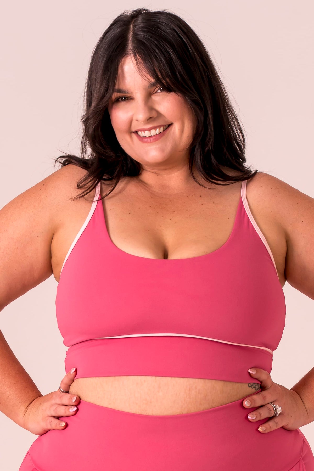 Raspberry Duo Luxe Cleo Crop