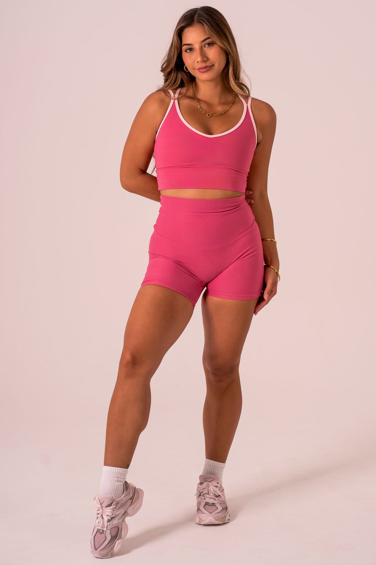Raspberry Dynamic High Waisted Shorties