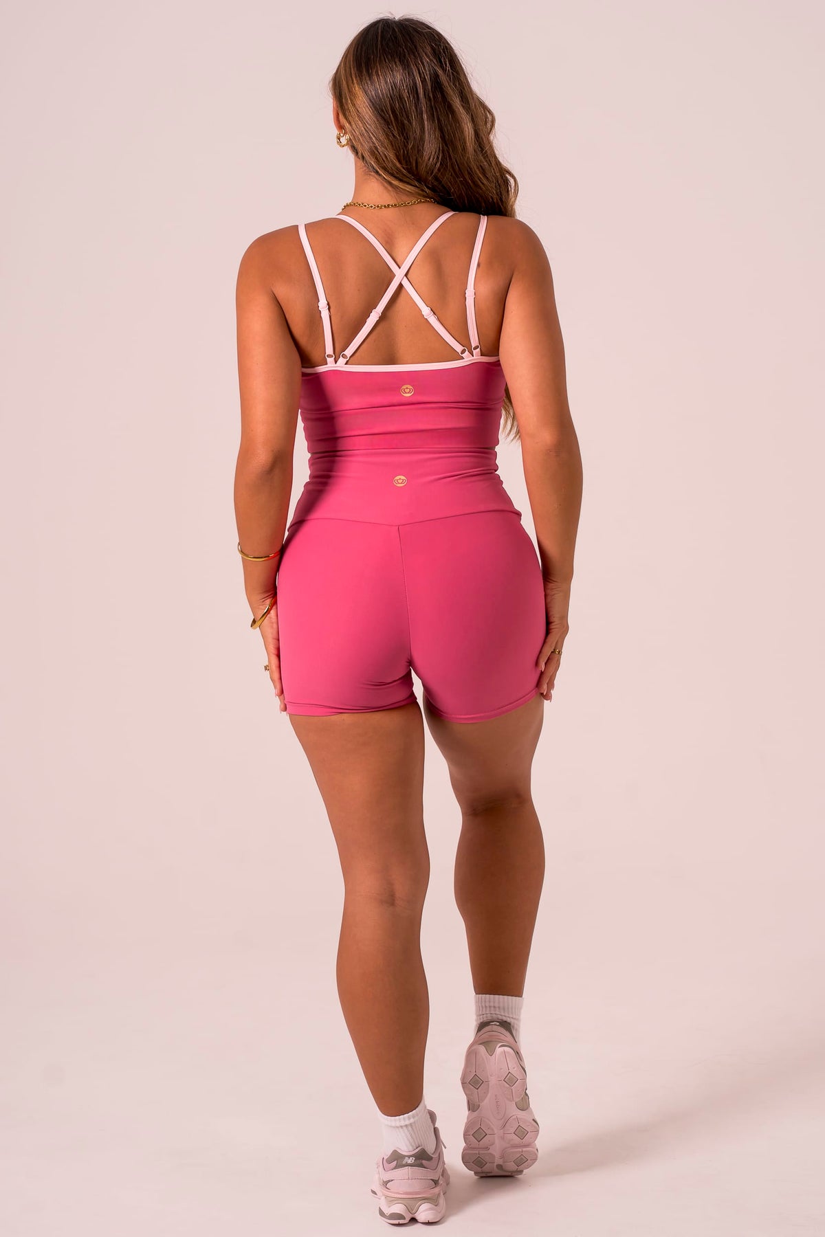 Raspberry Dynamic High Waisted Shorties