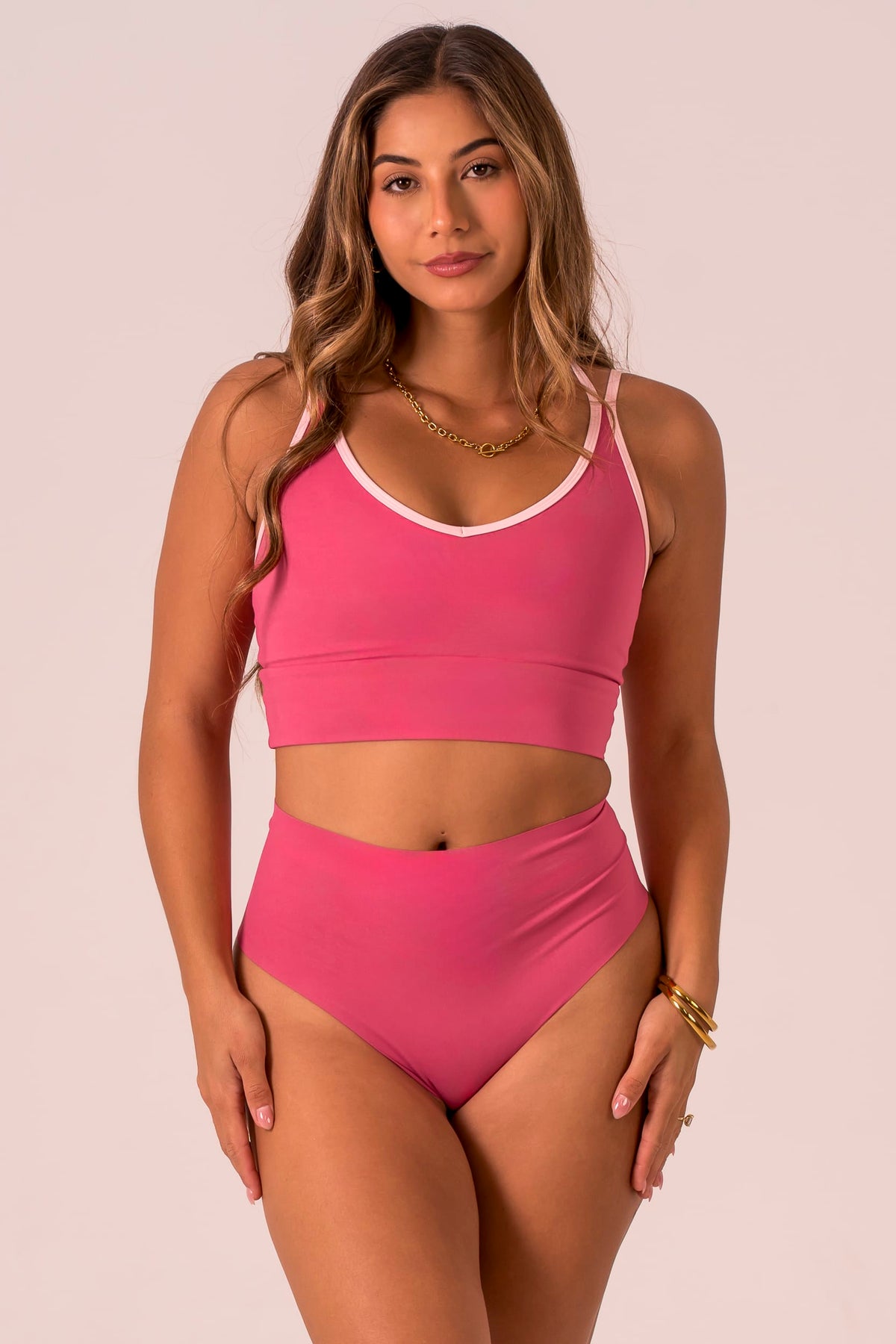 Raspberry Luxe High Waisted Underwear 3 Pack