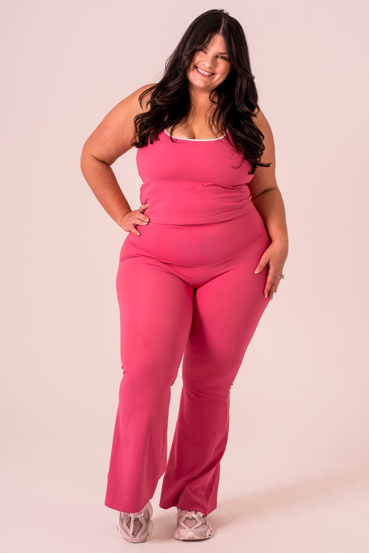 Raspberry Luxe Pocket Yoga Pants