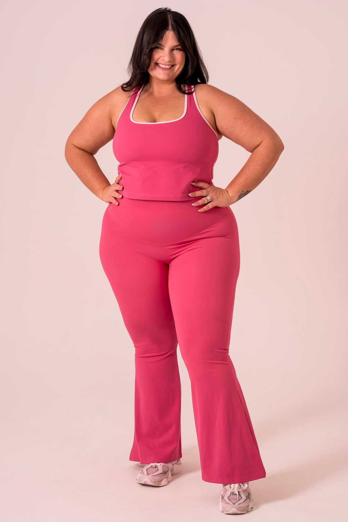 Raspberry Luxe Pocket Yoga Pants