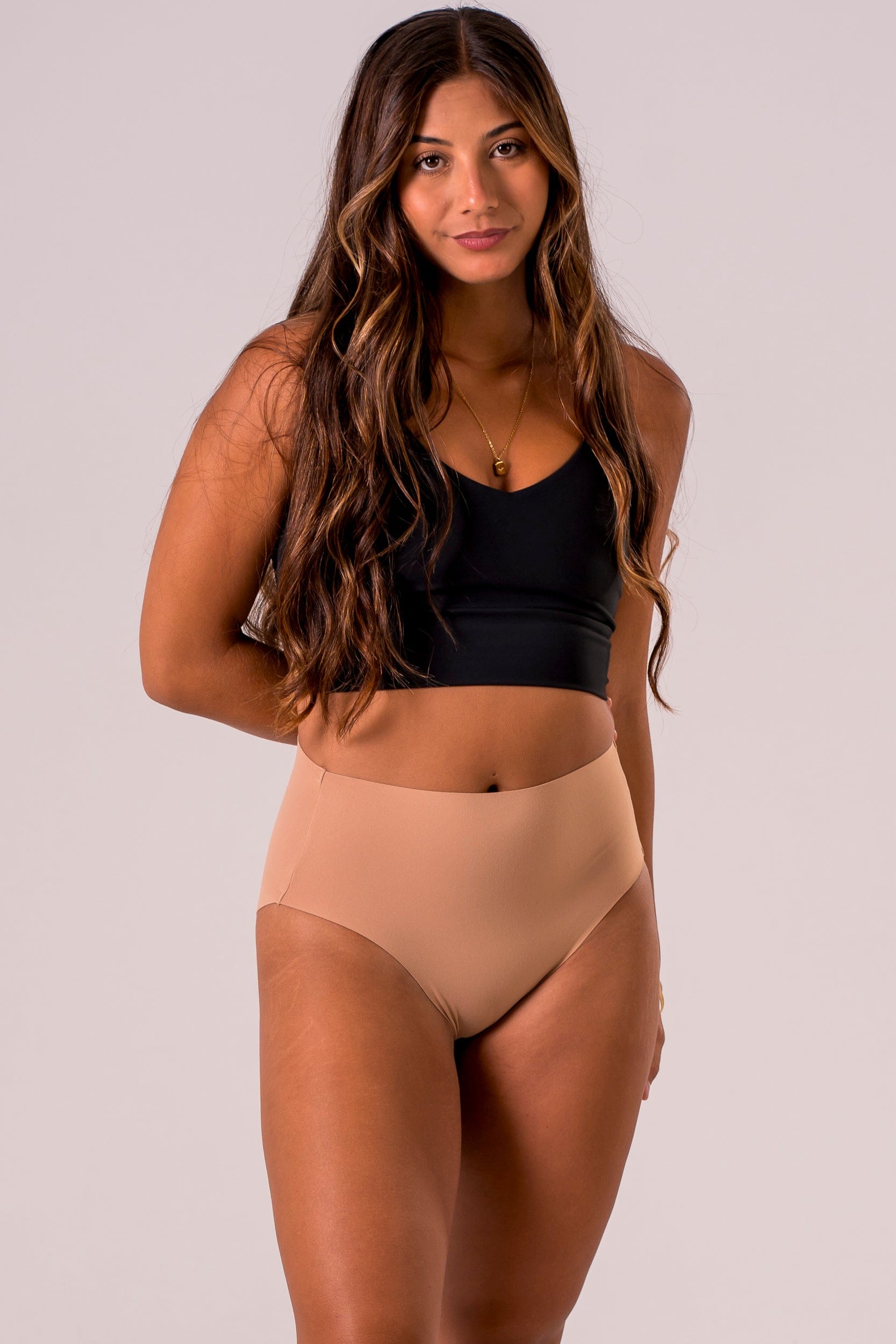 Sand Luxe High Rise Brief Underwear 3 Pack