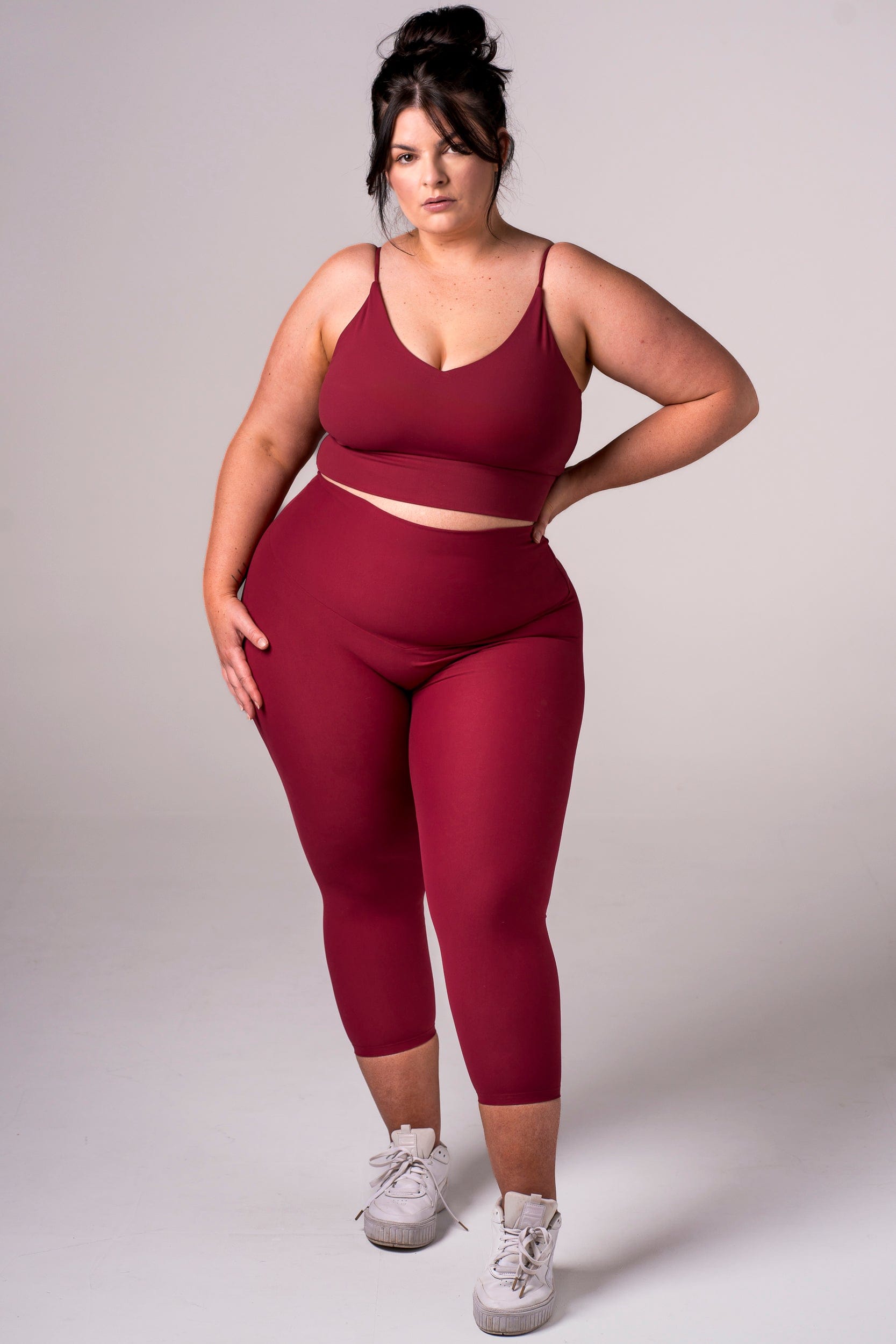 Scarlet Dynamic High Waisted Capri Leggings