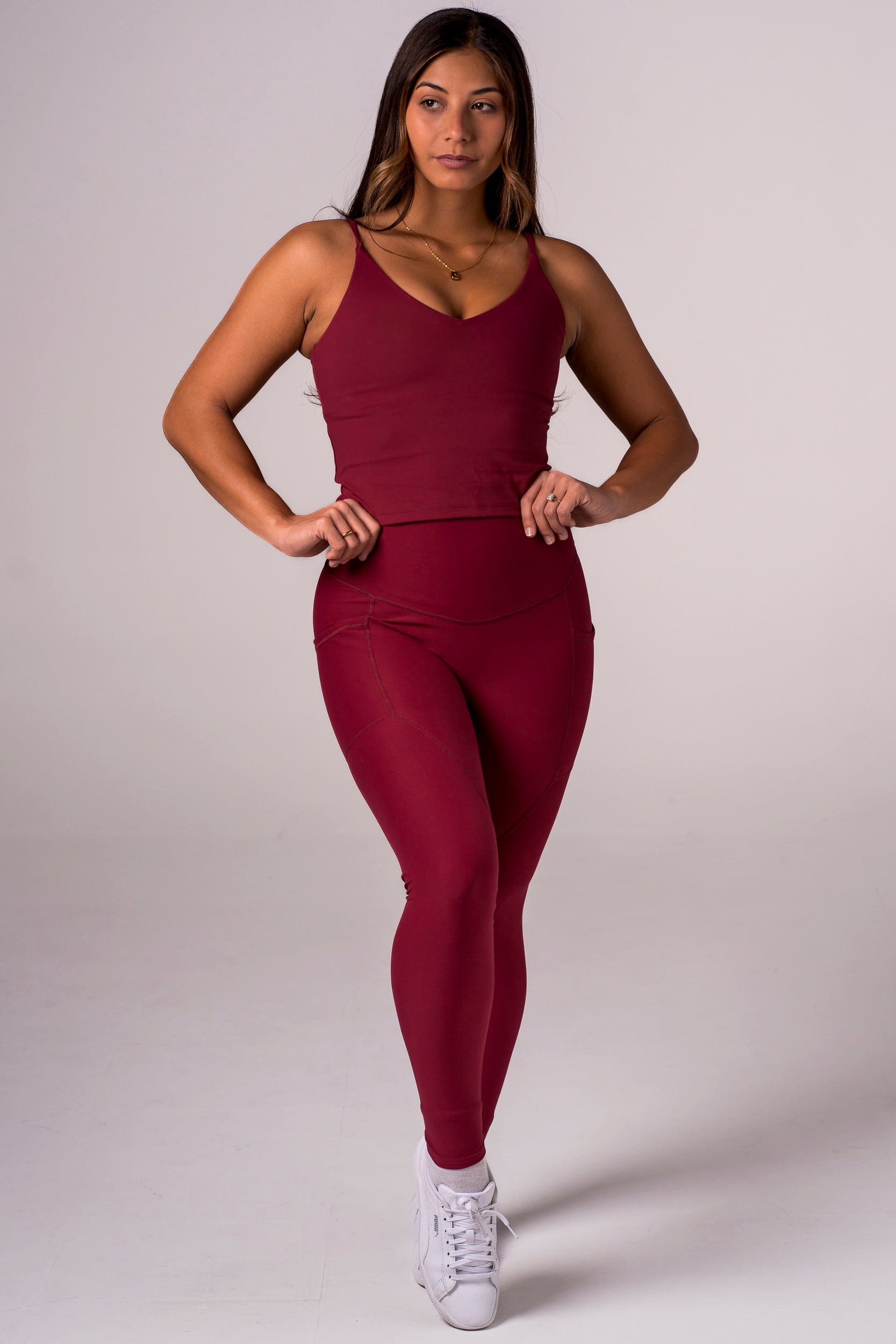 Scarlet Dynamic High Waisted Pocket Shaper Ankle Biter Leggings