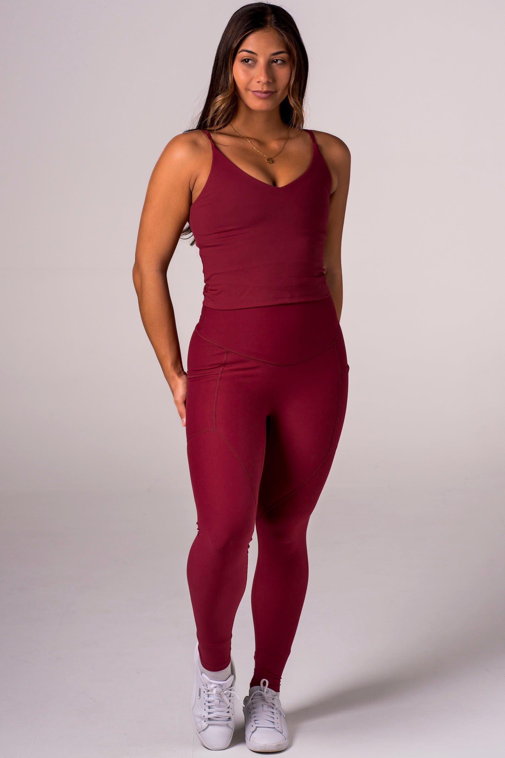 Scarlet Dynamic High Waisted Pocket Shaper Ankle Biter Leggings