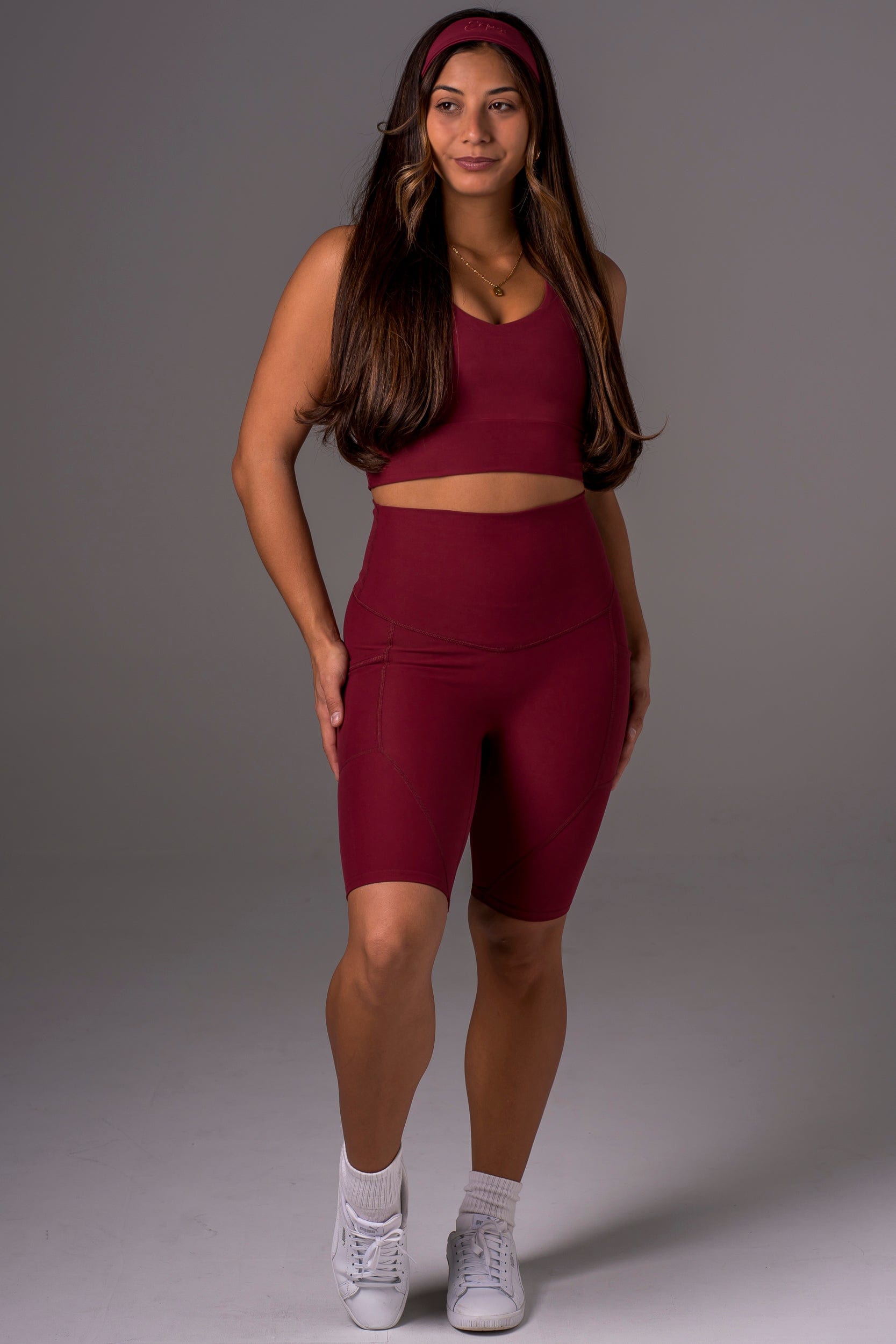 Scarlet Dynamic High Waisted Pocket Shaper Bike Shorts