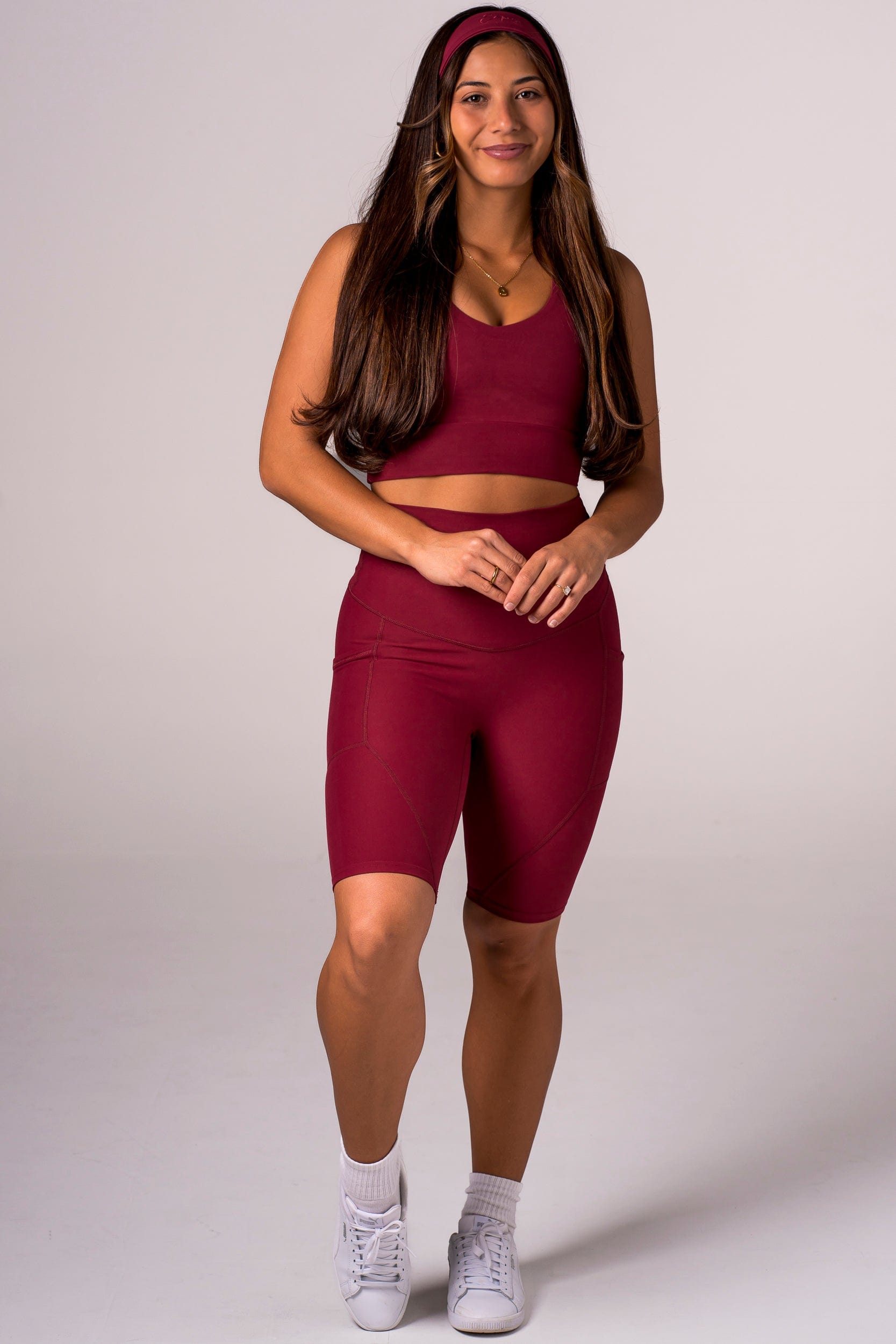 Scarlet Dynamic High Waisted Pocket Shaper Bike Shorts