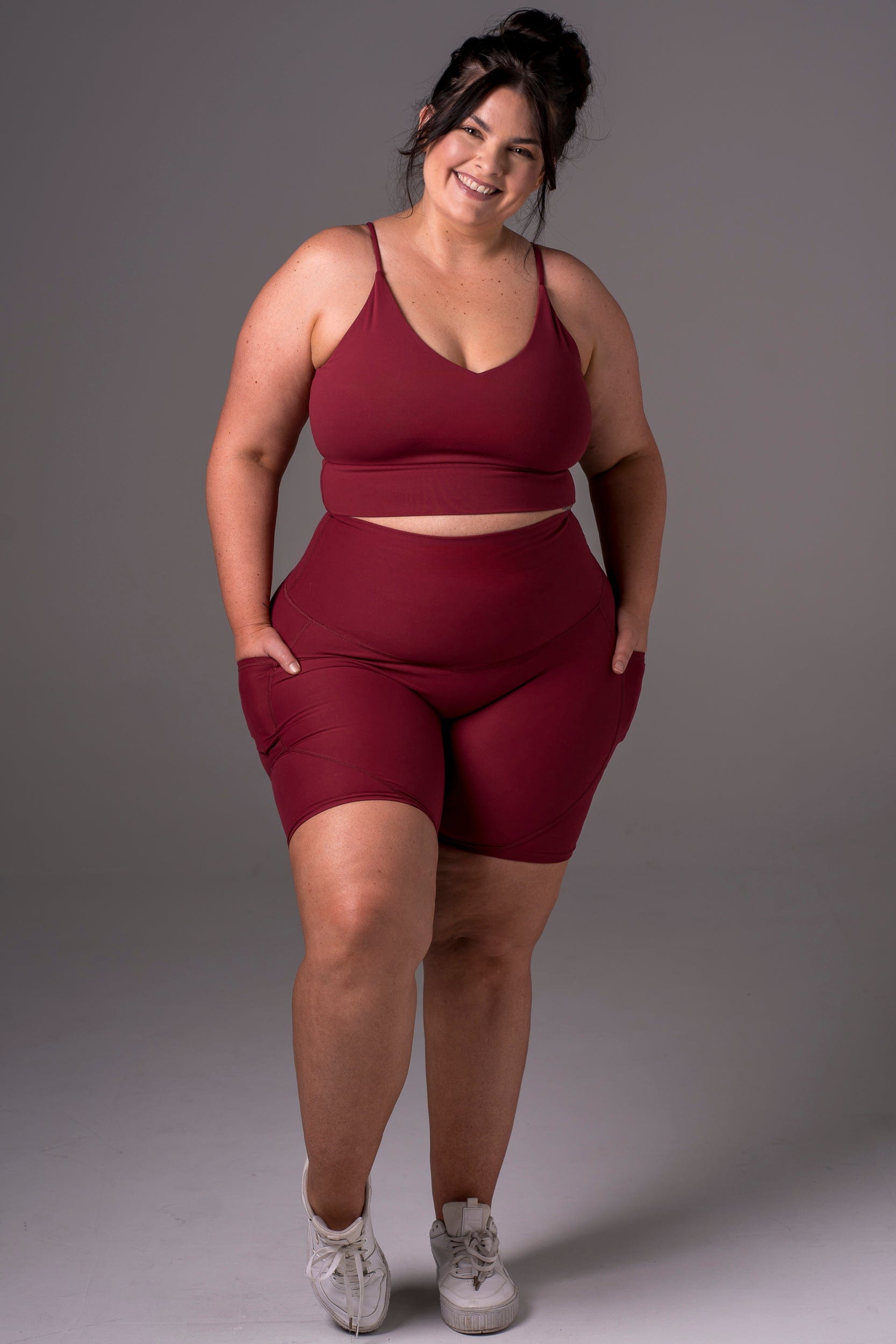 Scarlet Dynamic High Waisted Pocket Shaper Booty Shorts