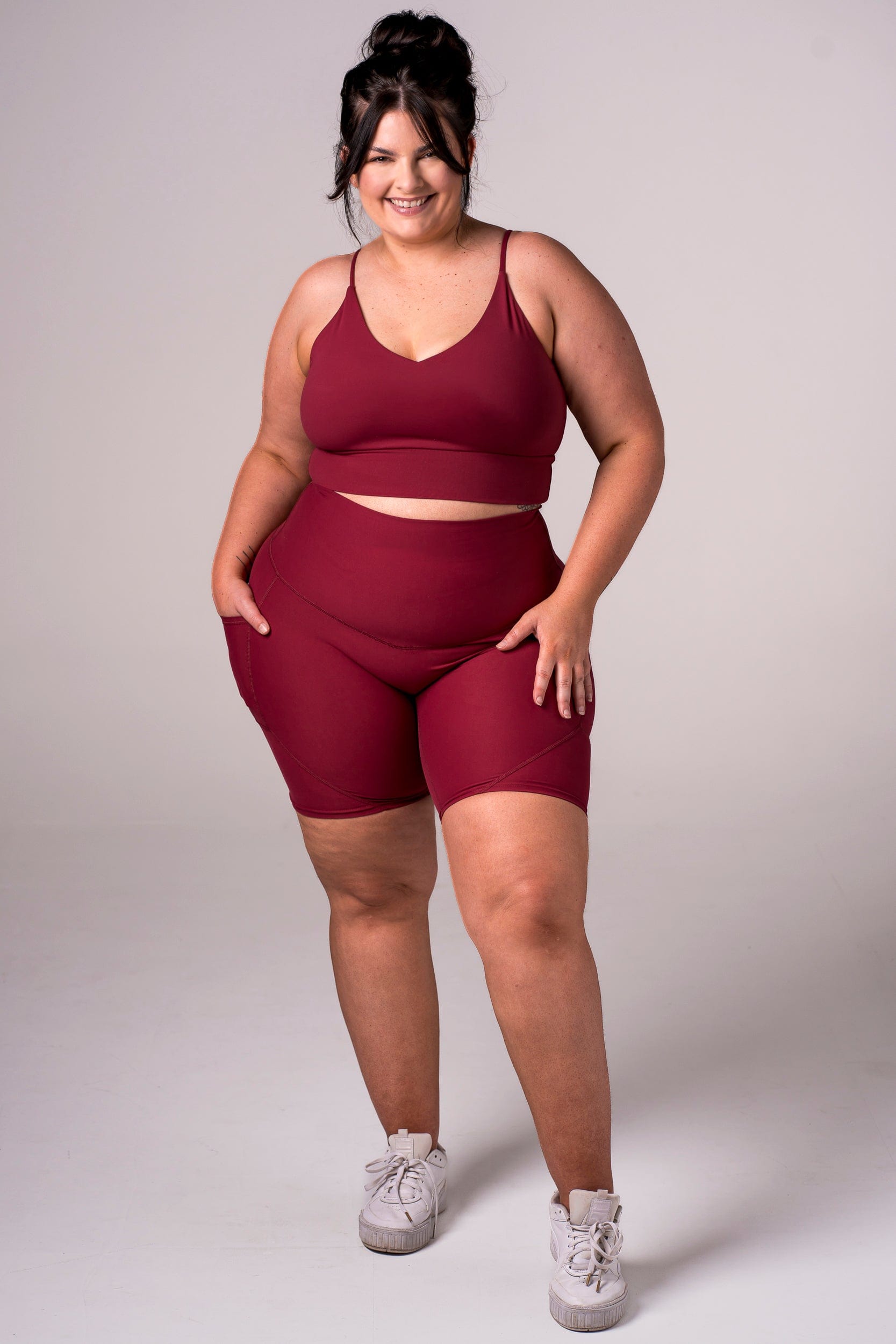 Scarlet Dynamic High Waisted Pocket Shaper Booty Shorts