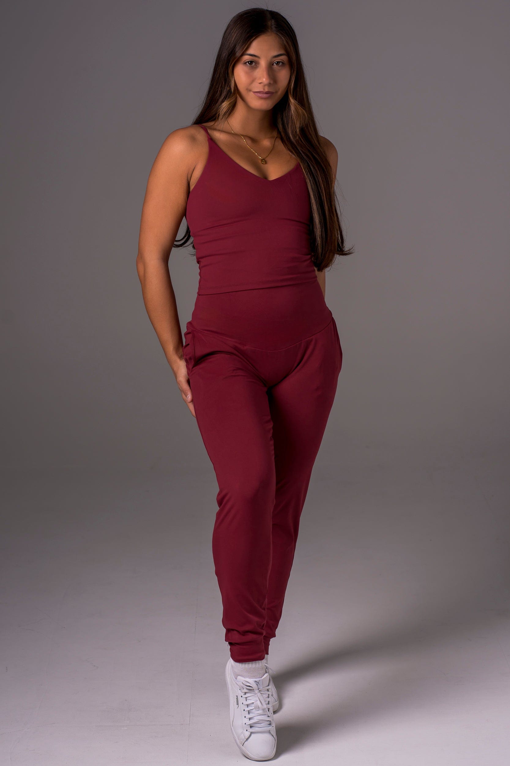 Scarlet Luxe Long Jogger