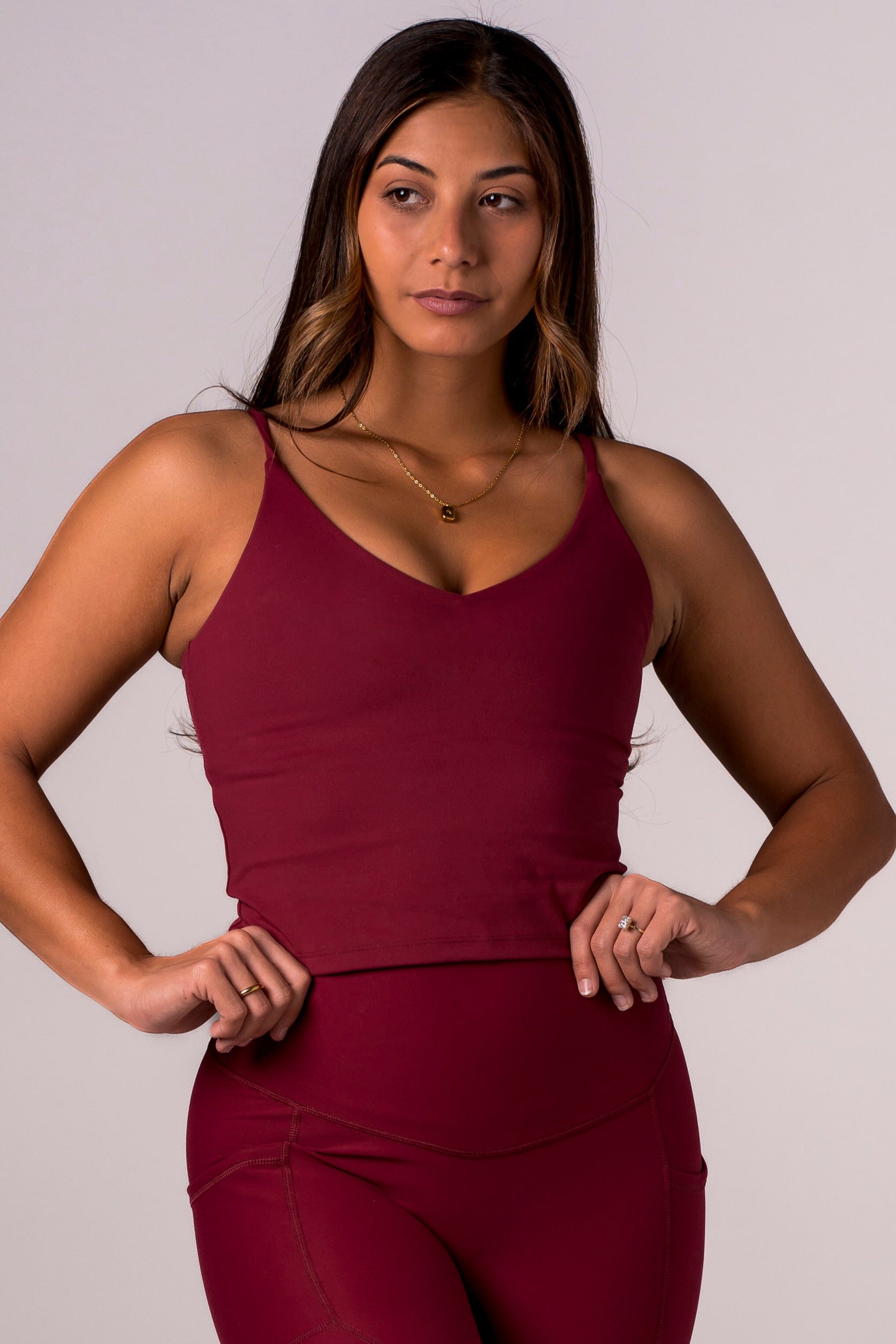 Scarlet Luxe Longline Crop