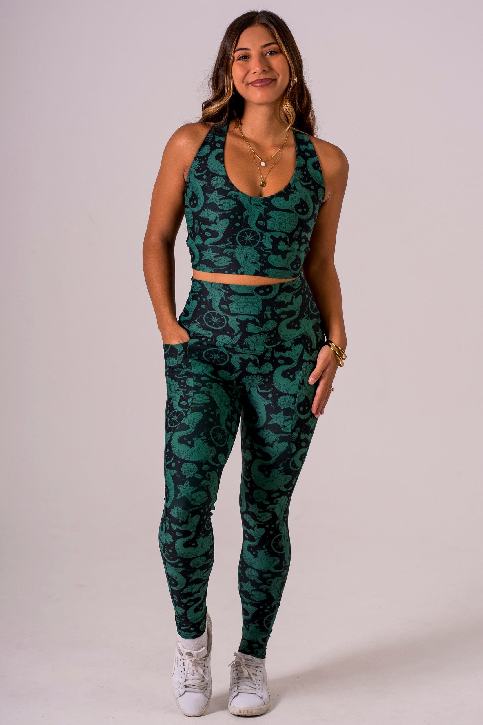 Siren Dynamic High Waisted Pocket Ankle Biter Leggings