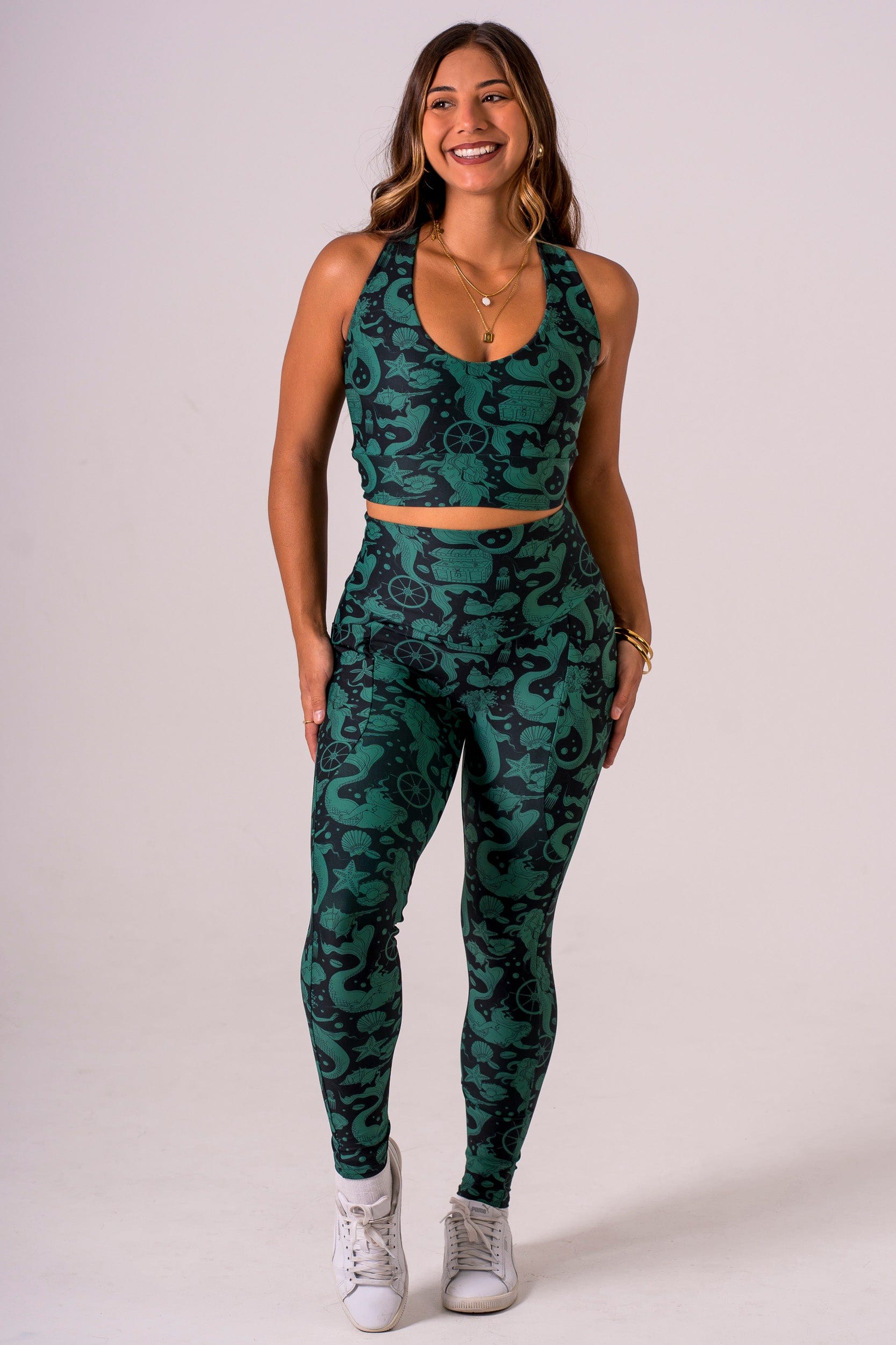 Siren Dynamic High Waisted Pocket Ankle Biter Leggings