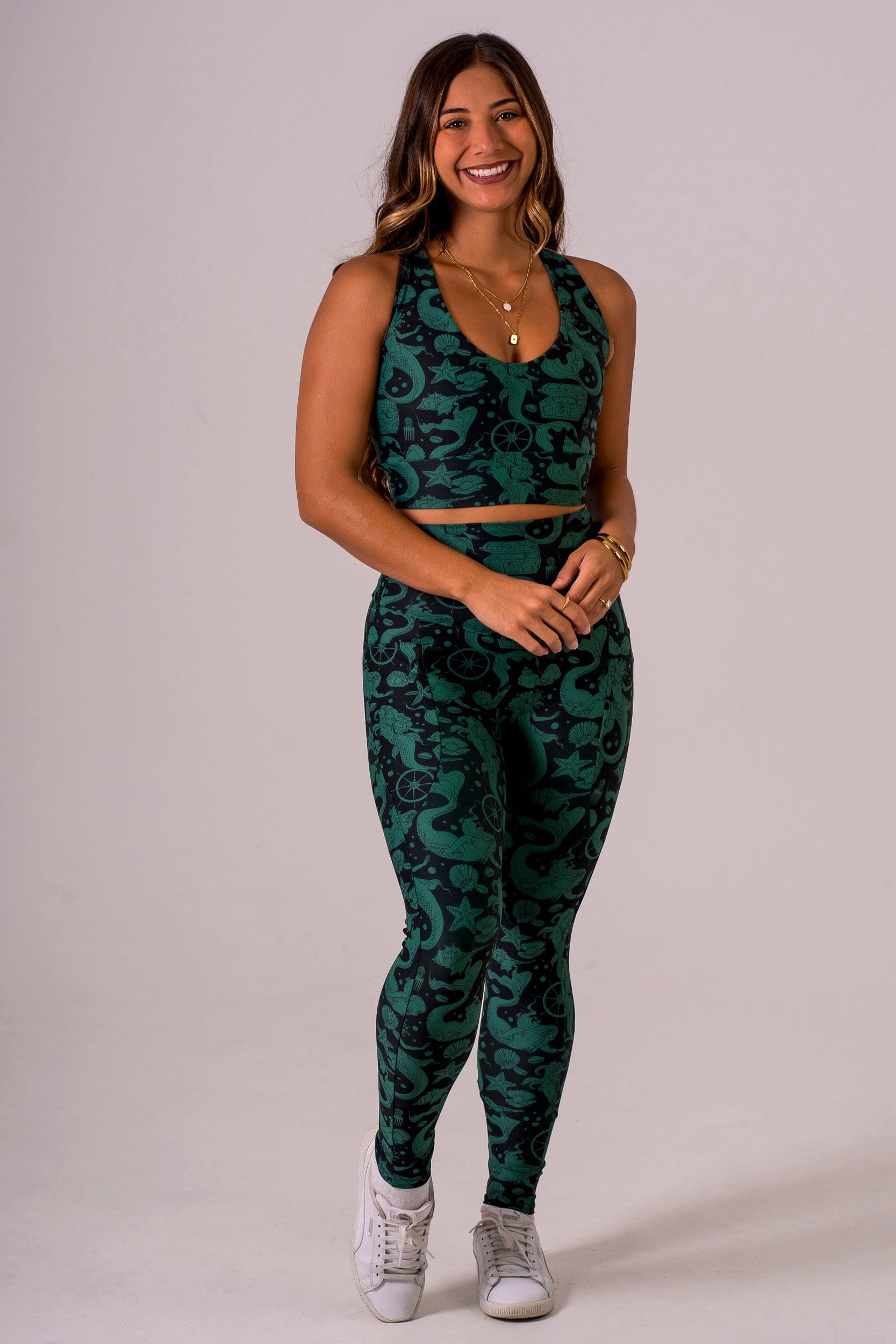 Siren Dynamic High Waisted Pocket Ankle Biter Leggings