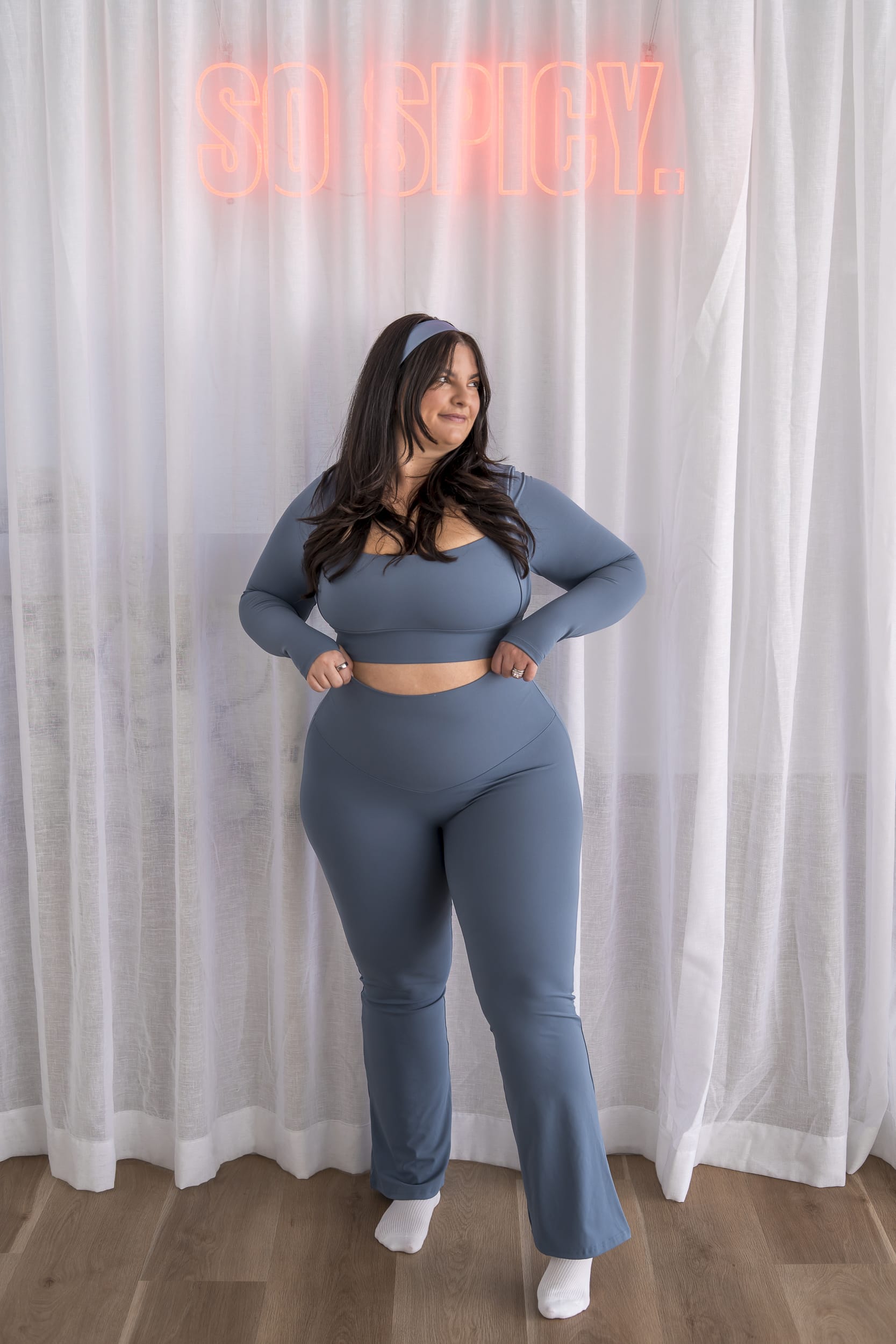 Slate Luxe Bolero Crop