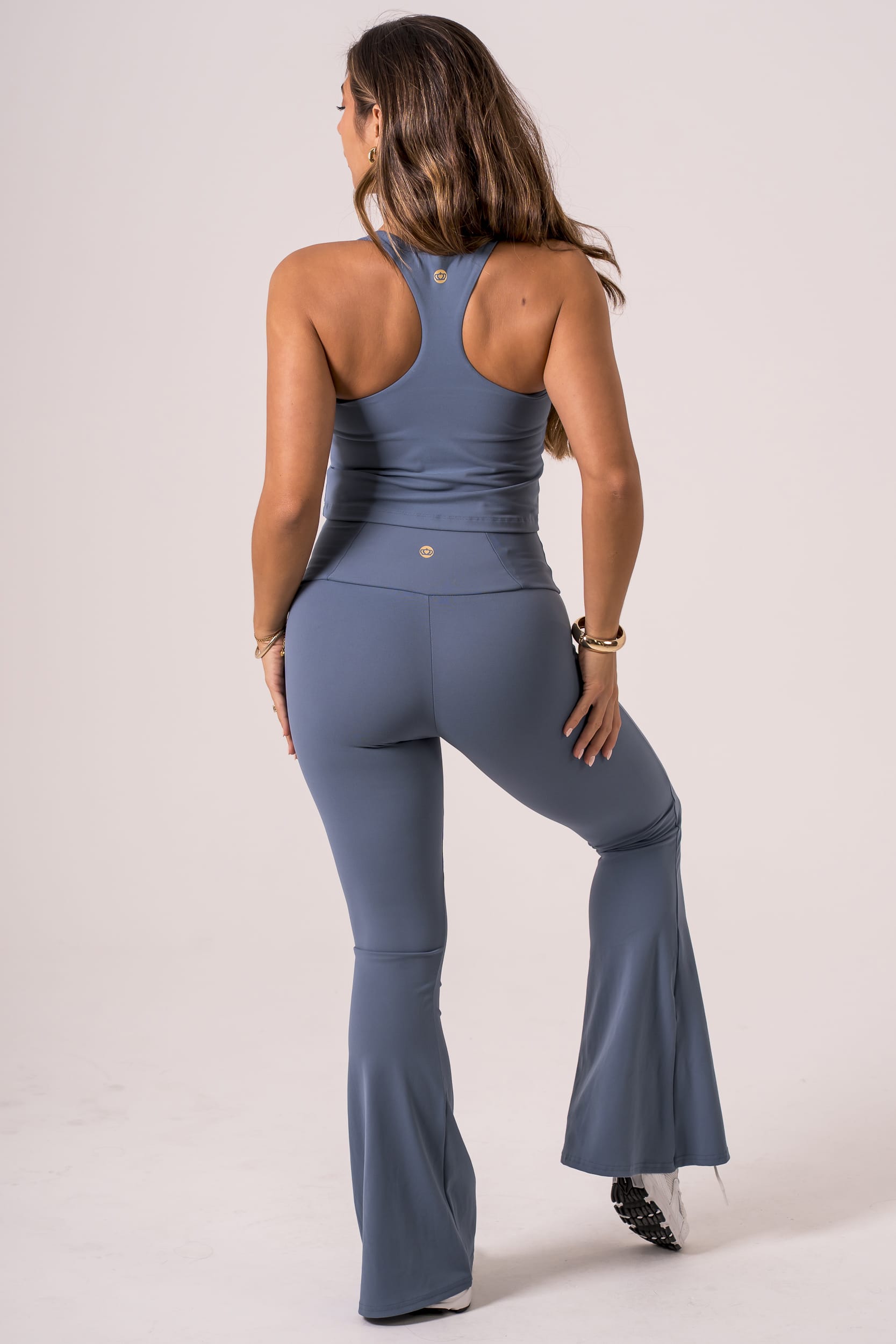 Slate Luxe Pocket Yoga Pants