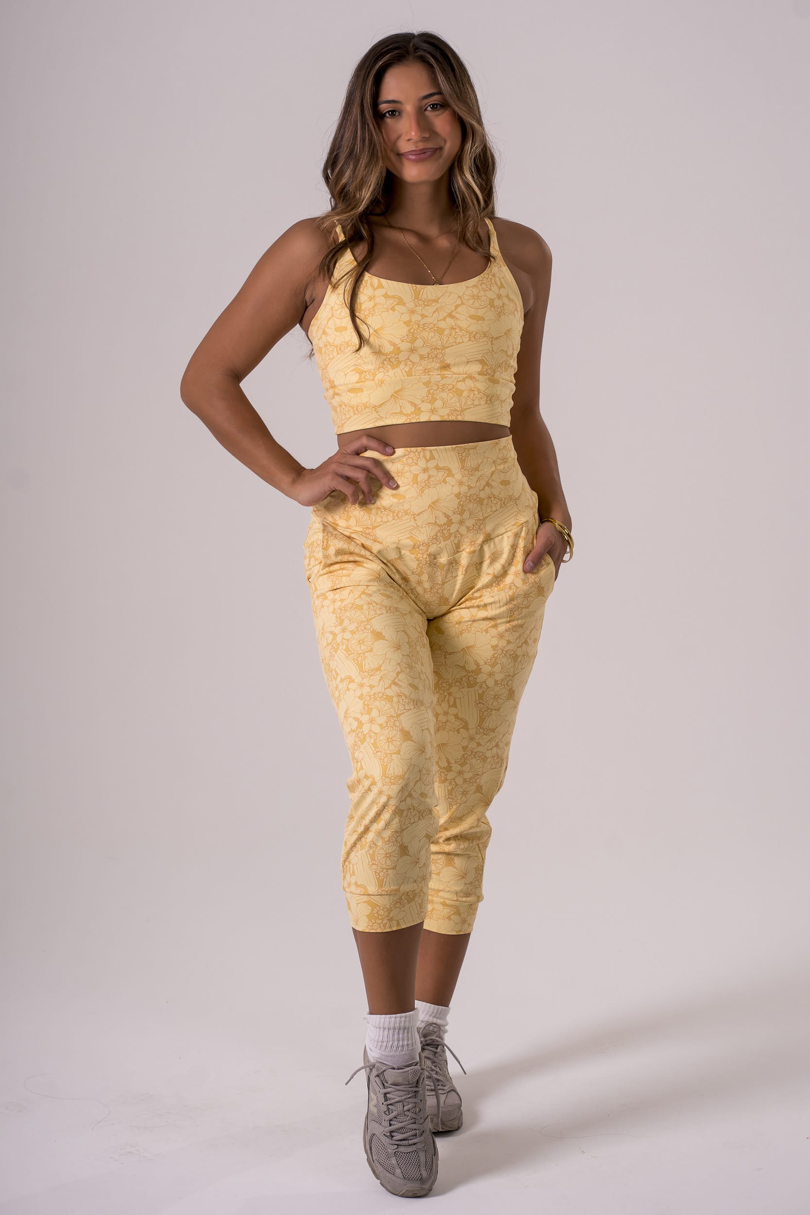 Slice of Summer Luxe Capri Jogger