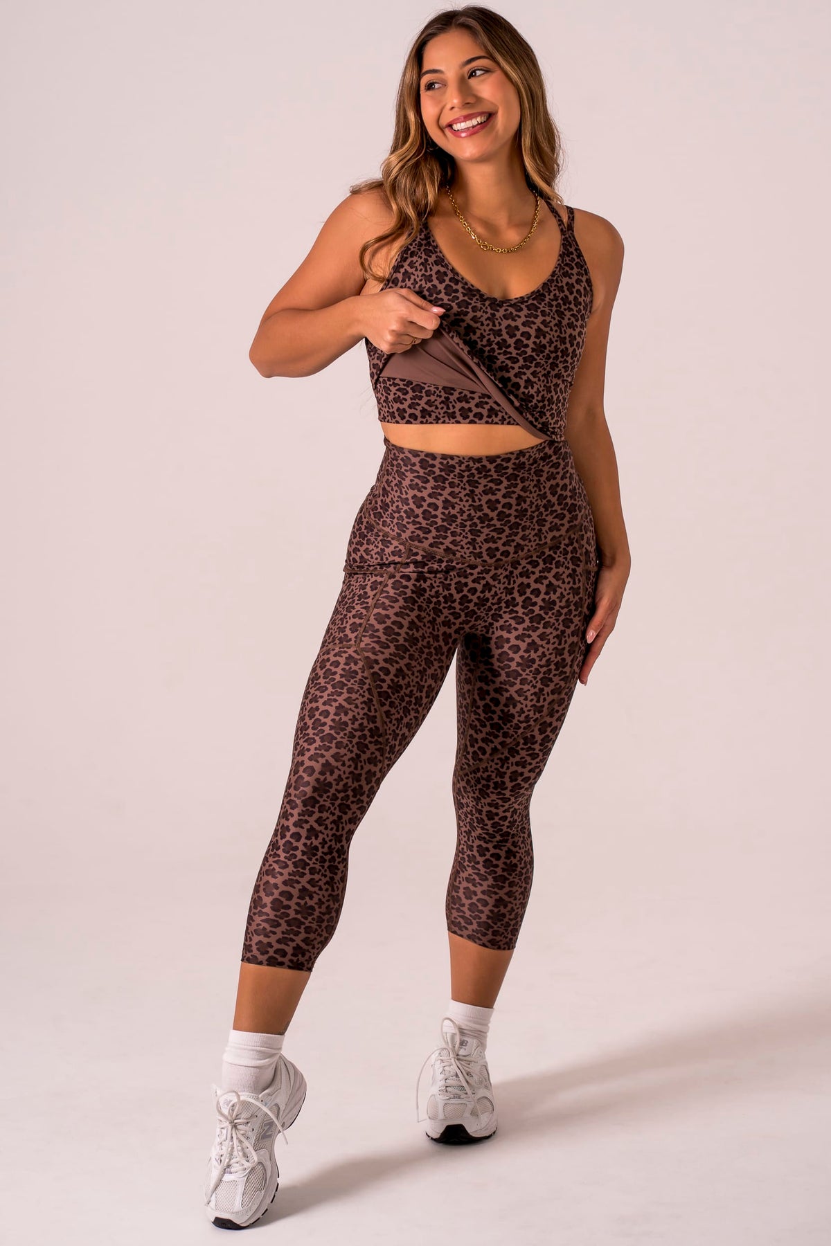 Untamed Dynamic High Waisted Pocket Shaper Capri Leggings