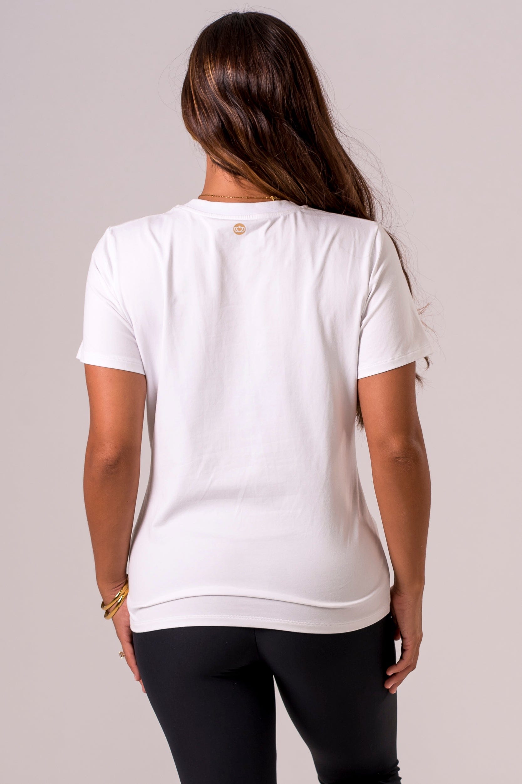 White Basic Tee