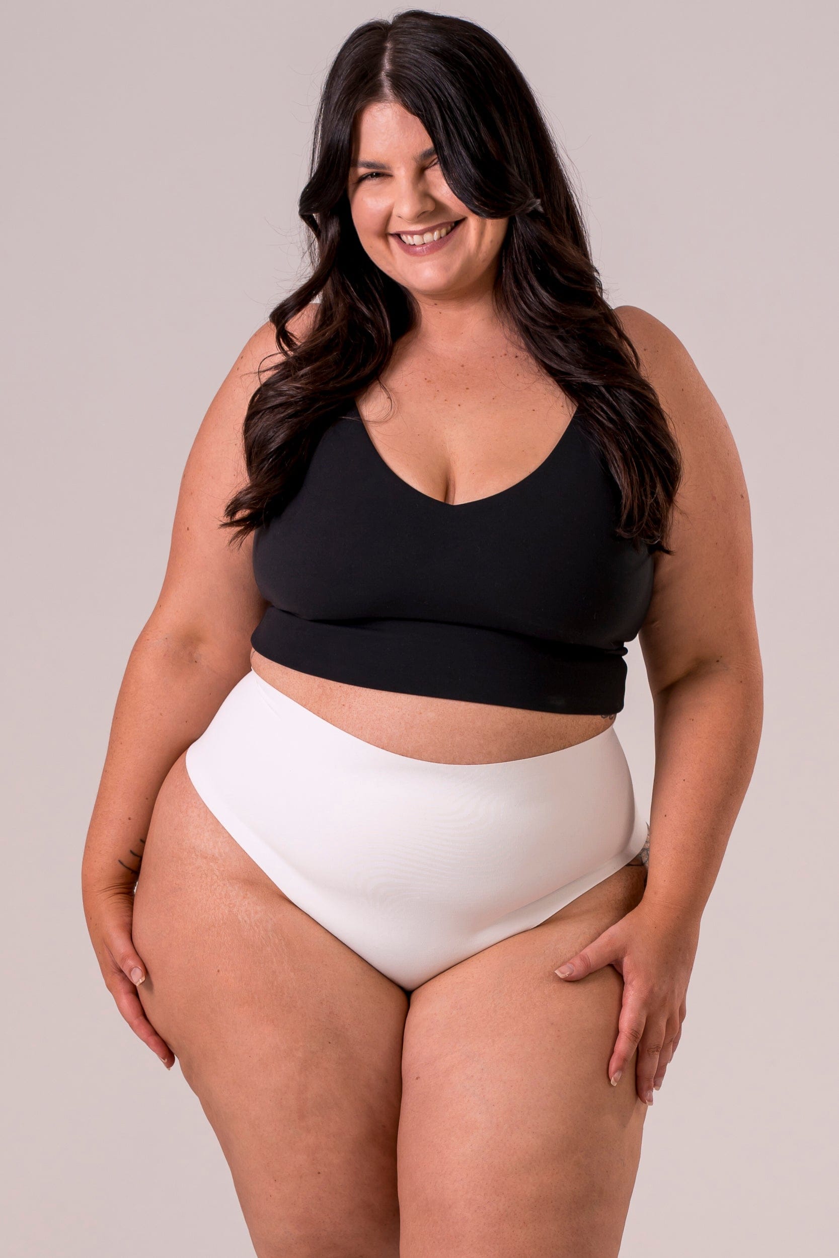 White Luxe High Waisted Underwear 3 Pack