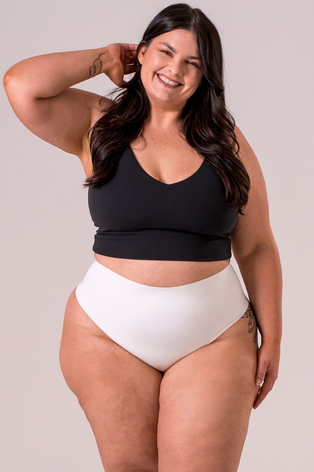 White Luxe High Waisted Underwear 3 Pack