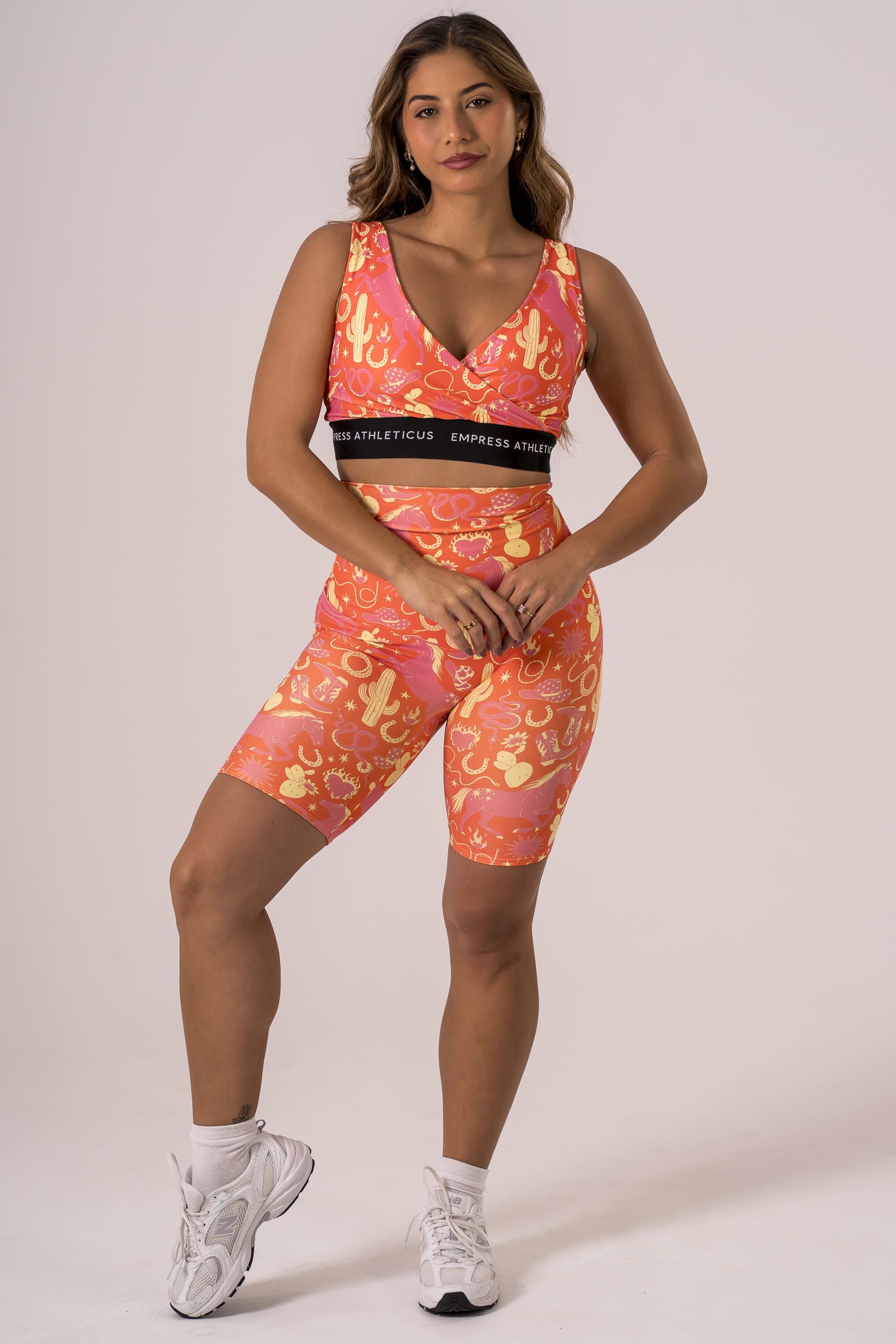 Wild West Dynamic Extra High Waisted Bike Shorts