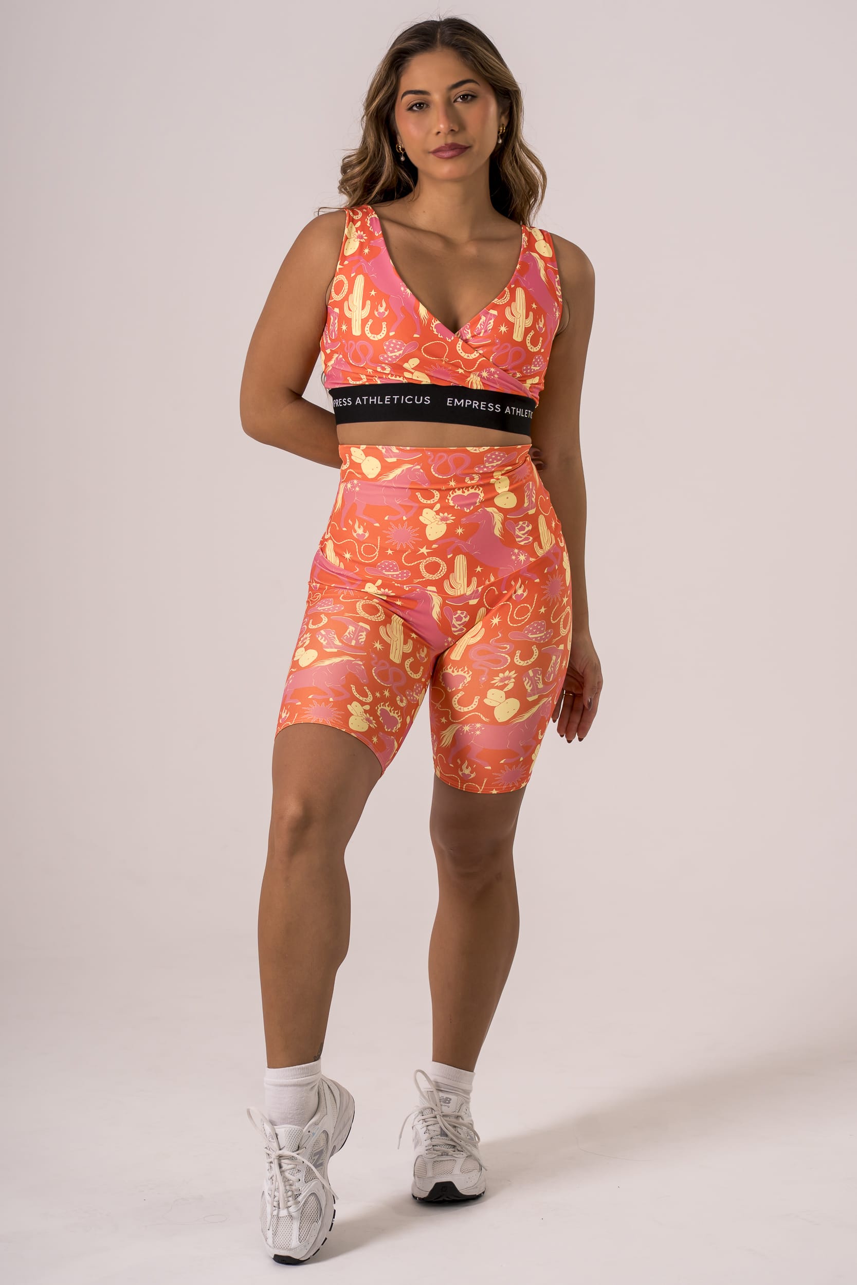 Wild West Dynamic Extra High Waisted Bike Shorts