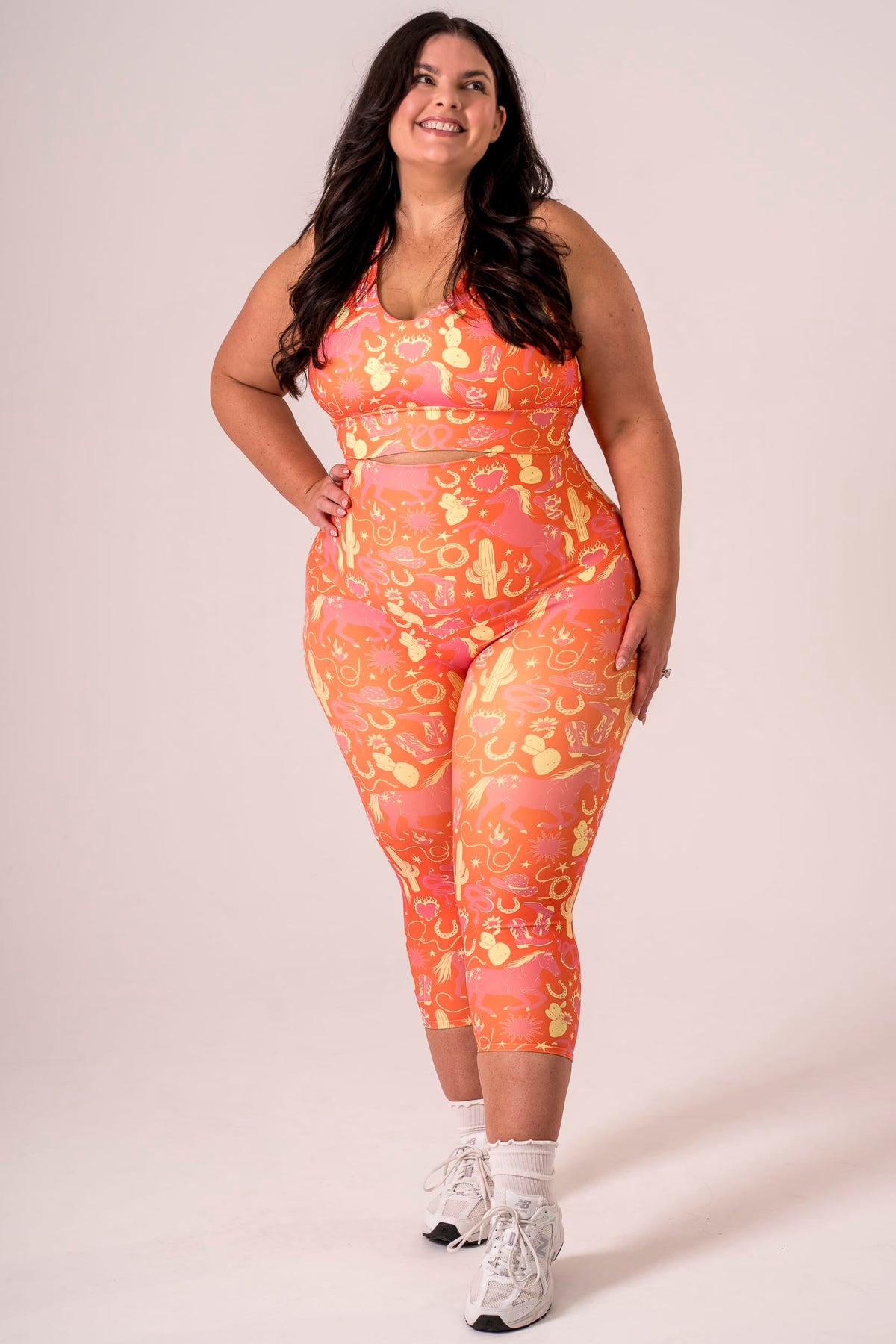 Wild West Dynamic Extra High Waisted Capri Leggings