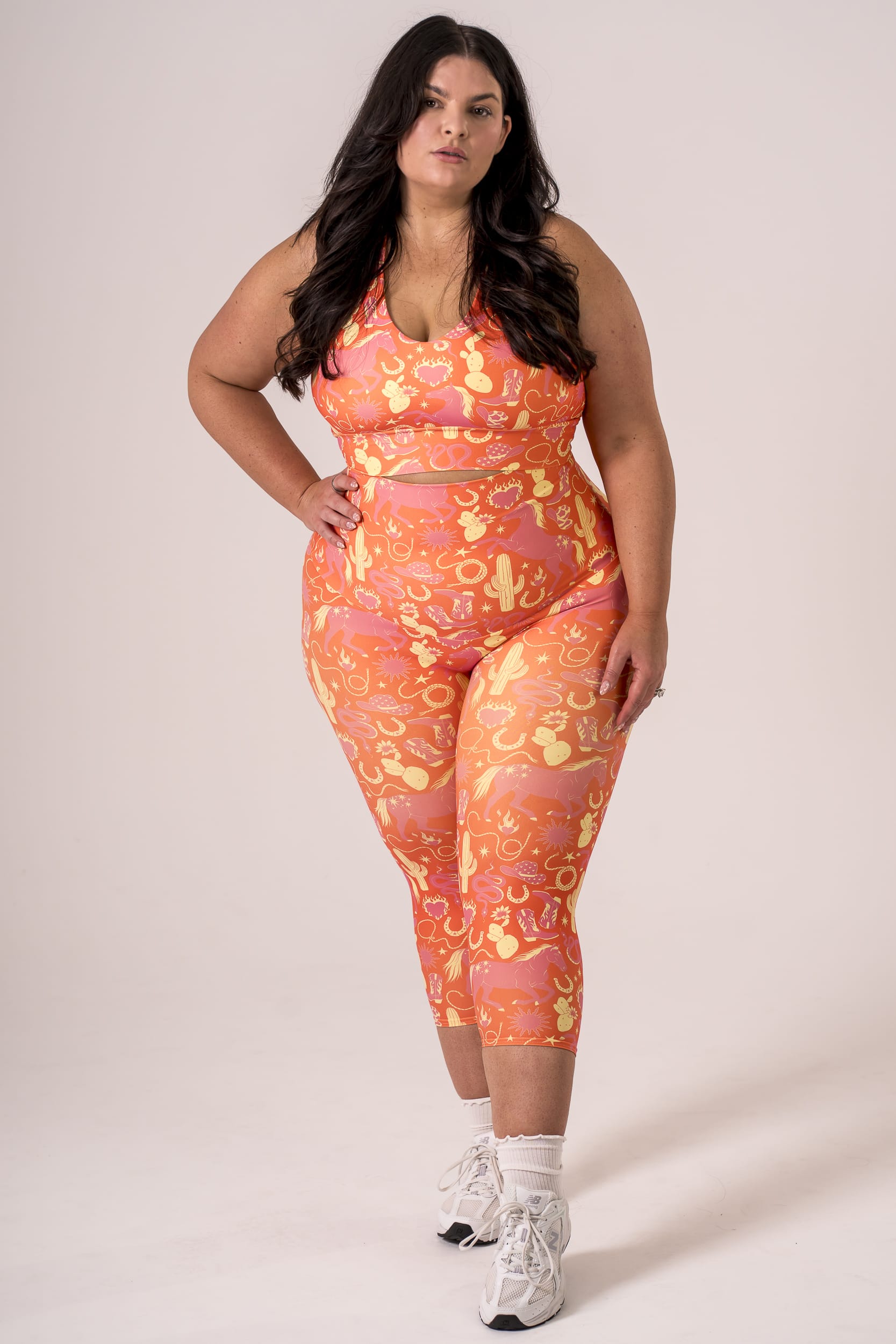 Wild West Dynamic Extra High Waisted Capri Leggings