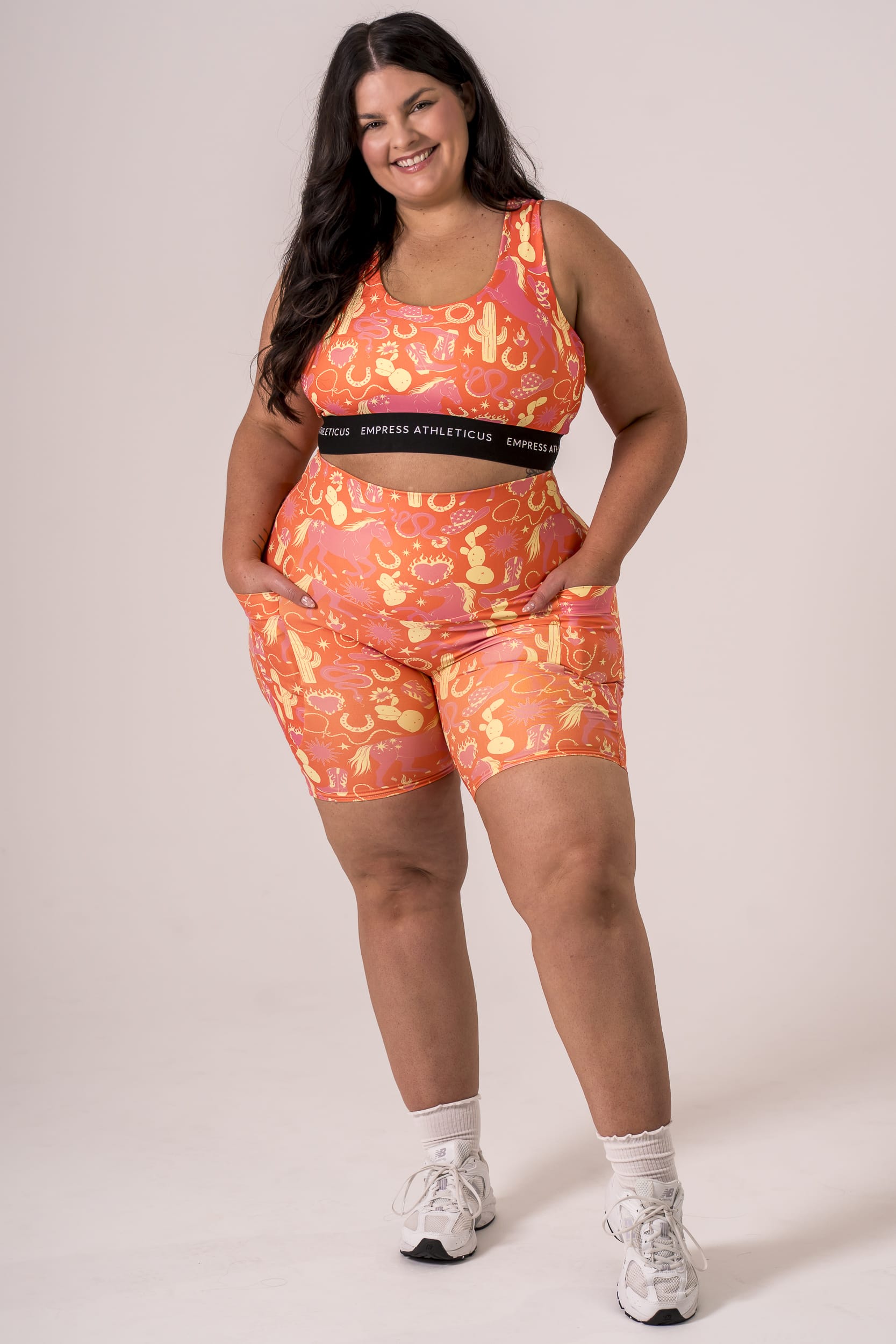 Wild West Dynamic High Waisted Pocket Booty Shorts