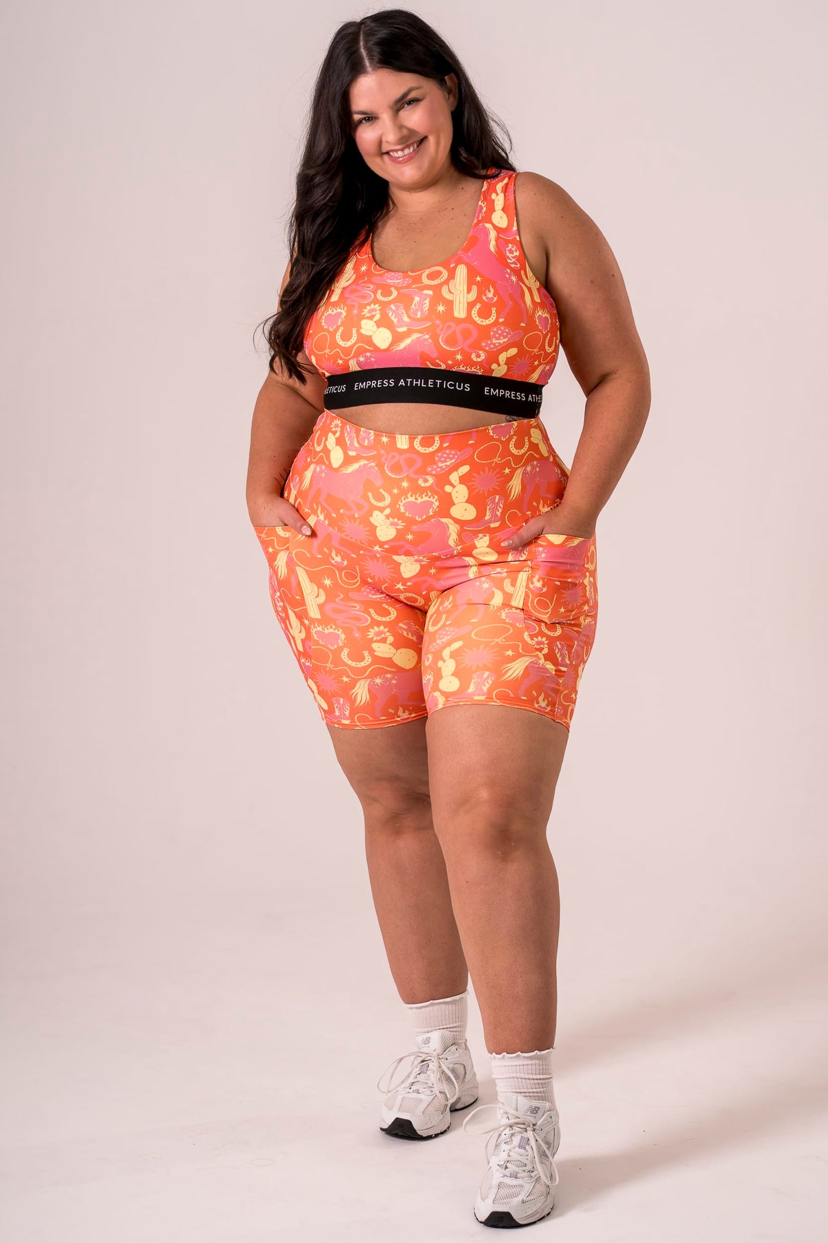 Wild West Dynamic High Waisted Pocket Booty Shorts