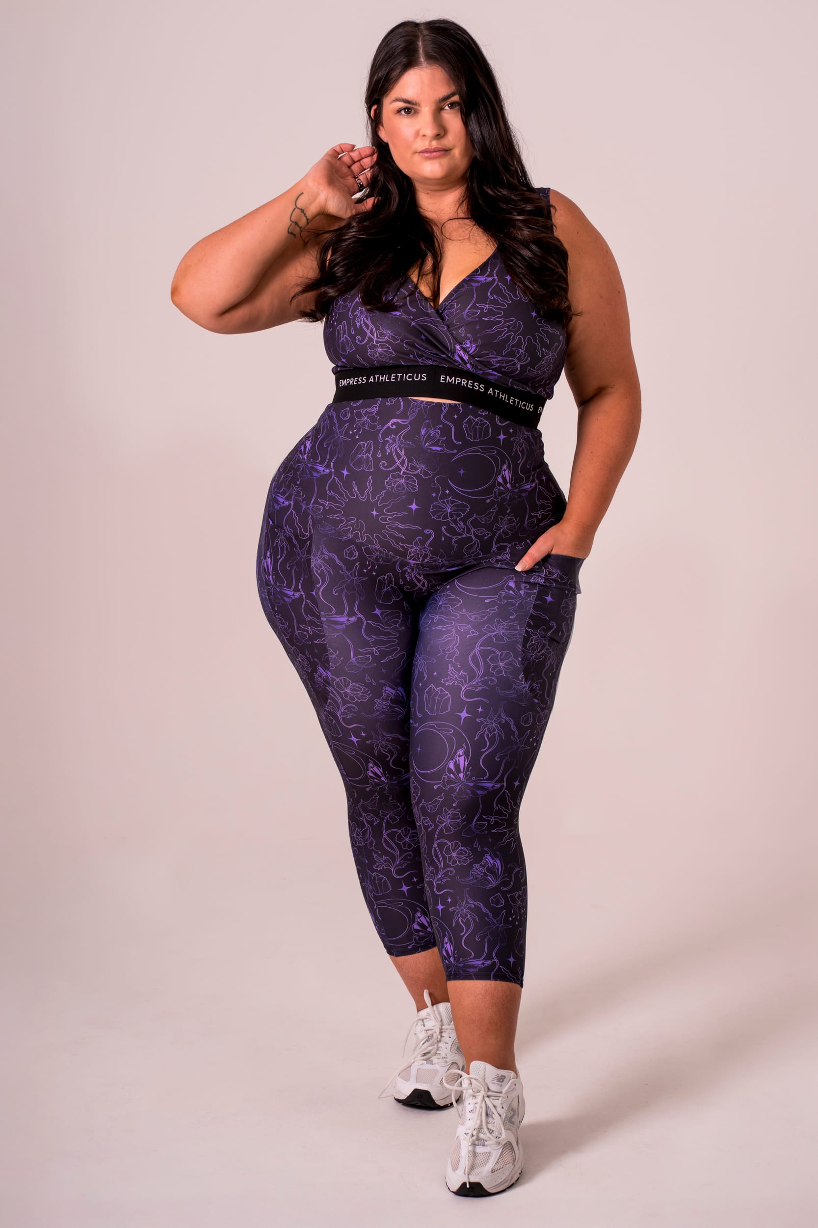 Afterglow Dynamic Extra High Waisted Pocket Capri Leggings