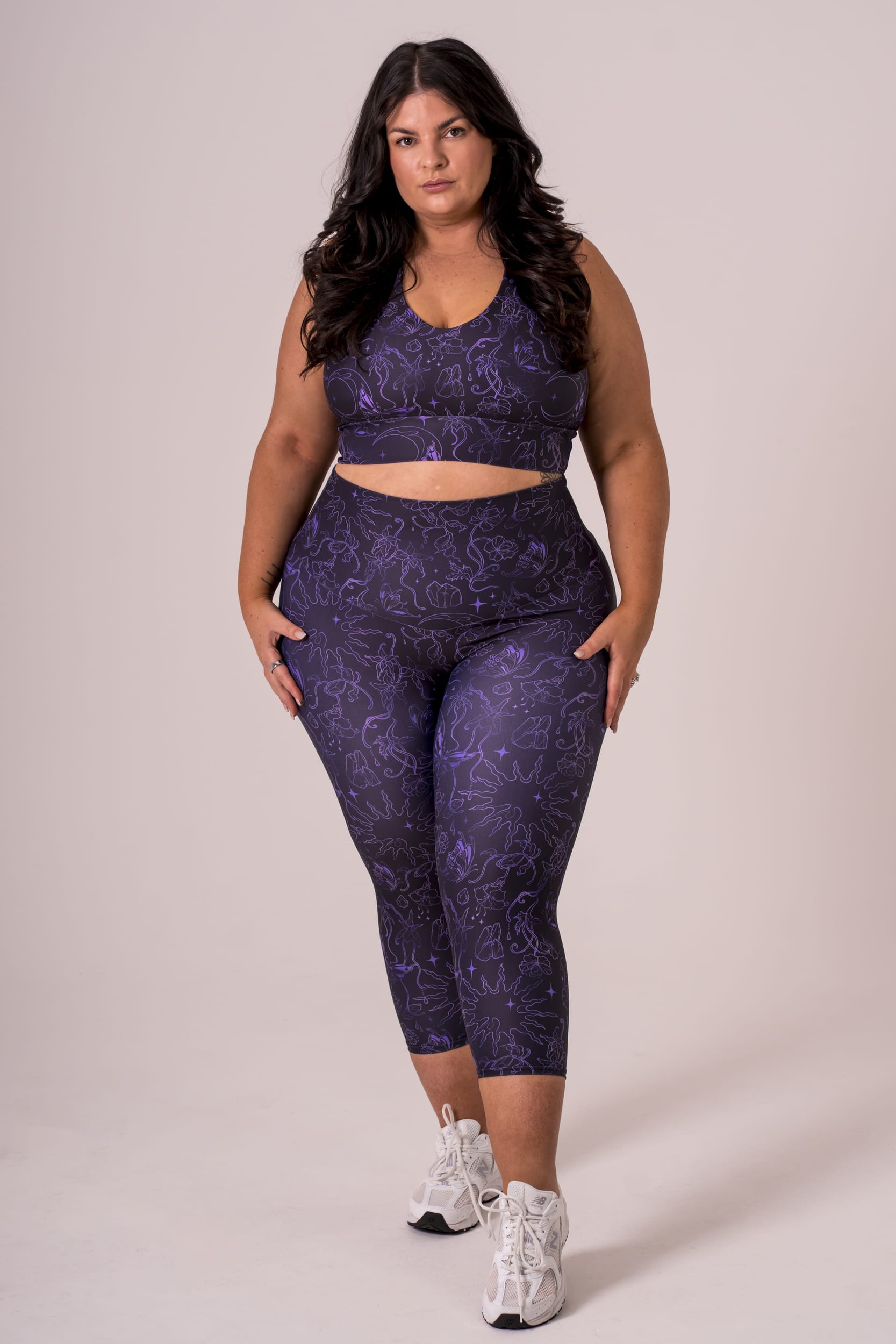 Afterglow Dynamic High Waisted Capri Leggings