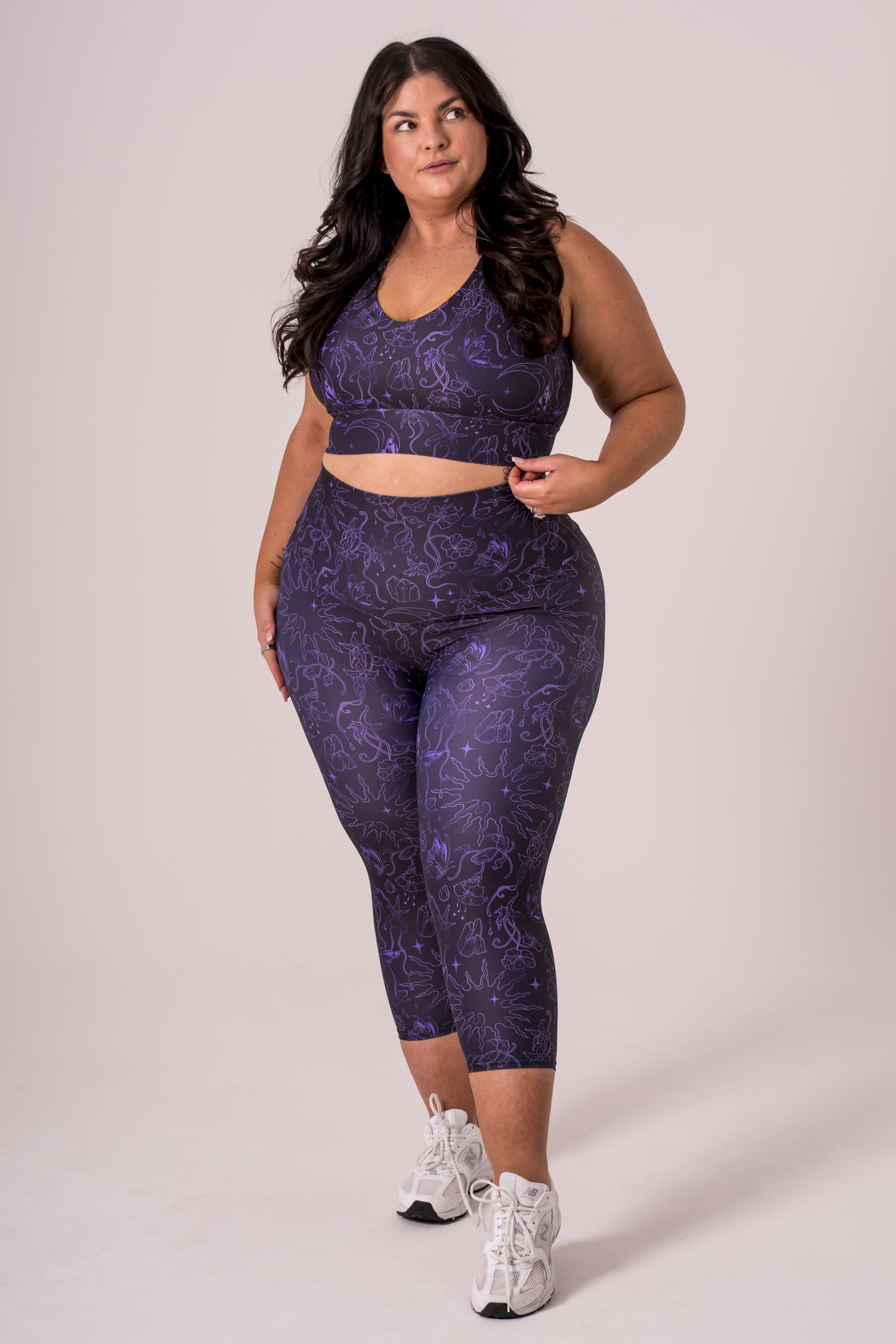 Afterglow Dynamic High Waisted Capri Leggings