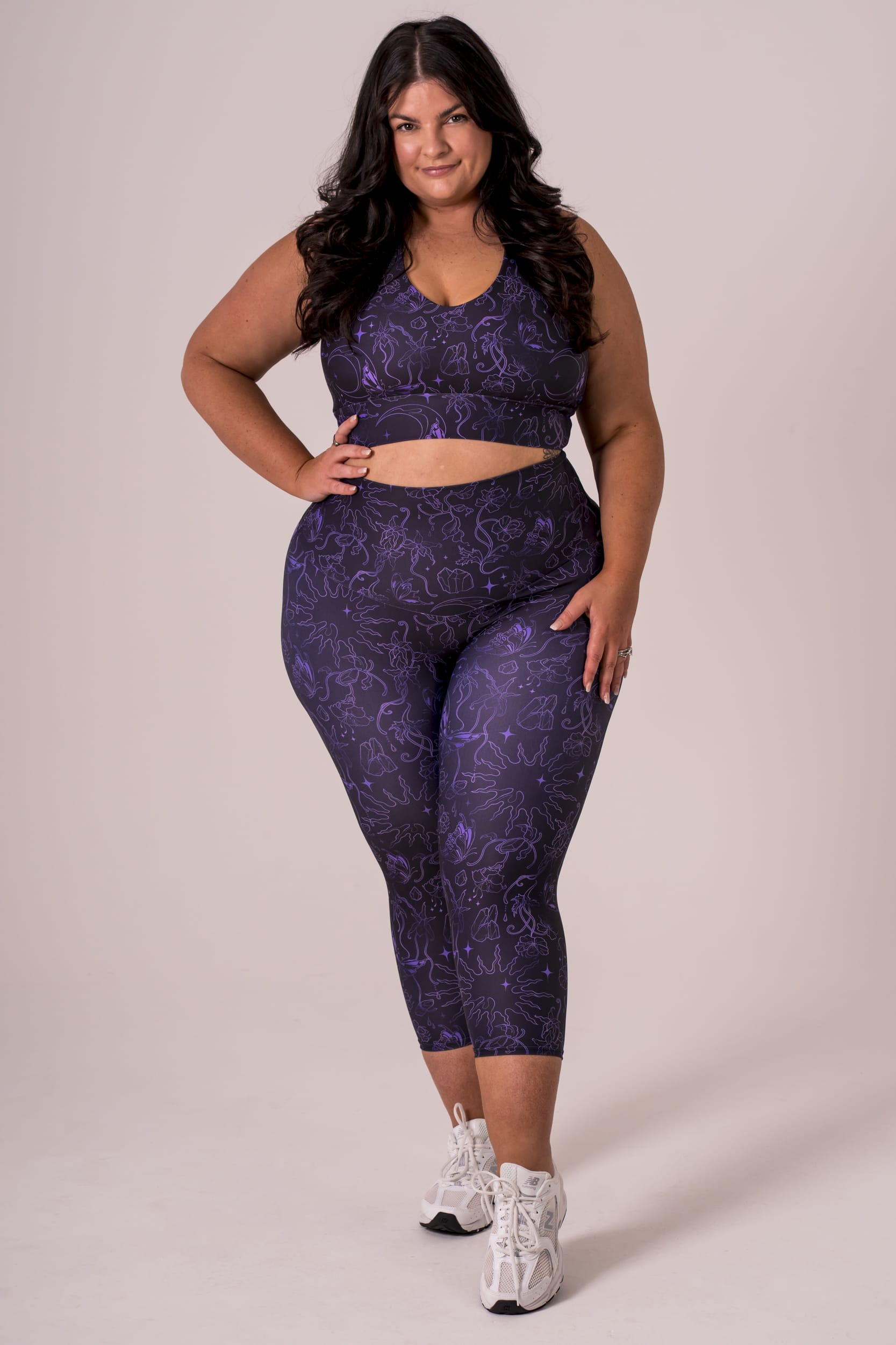 Afterglow Dynamic High Waisted Capri Leggings