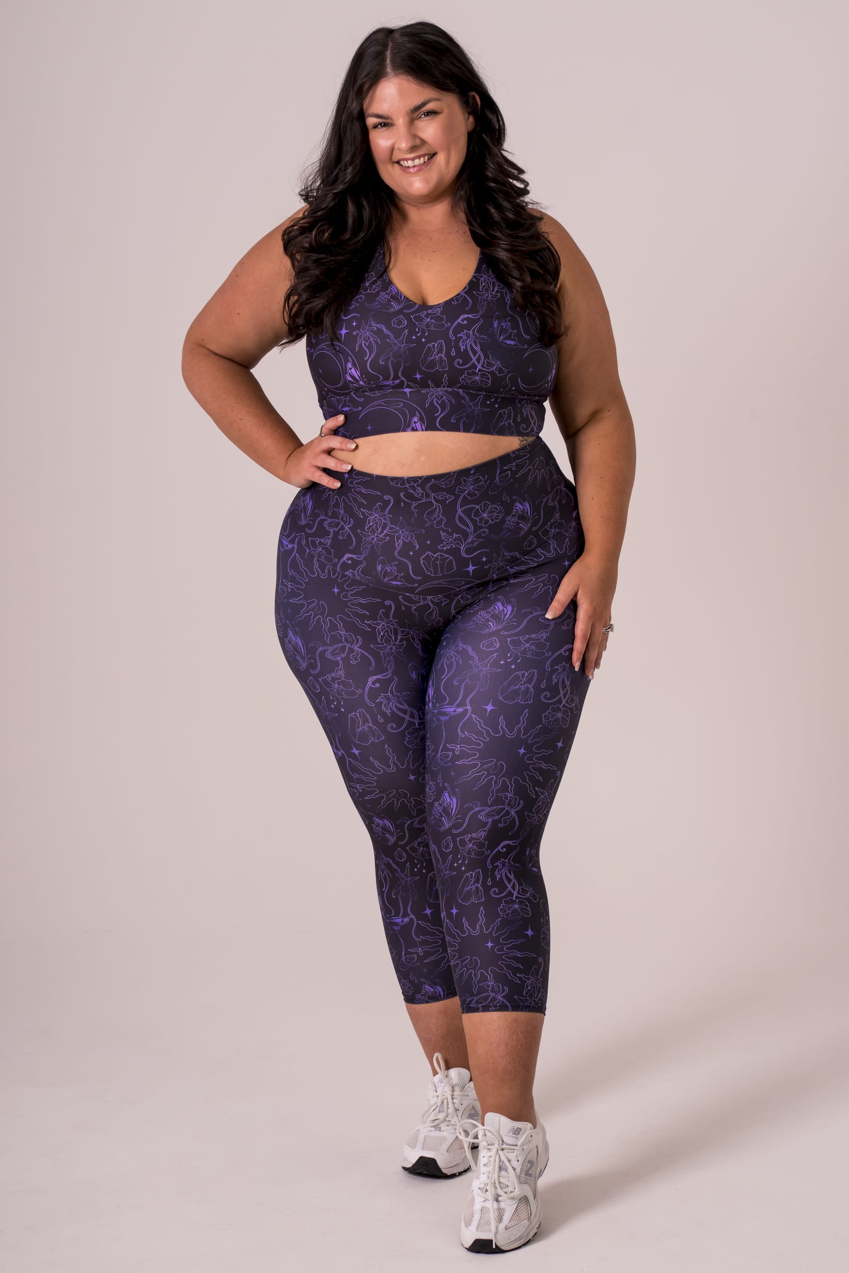 Afterglow Dynamic High Waisted Capri Leggings