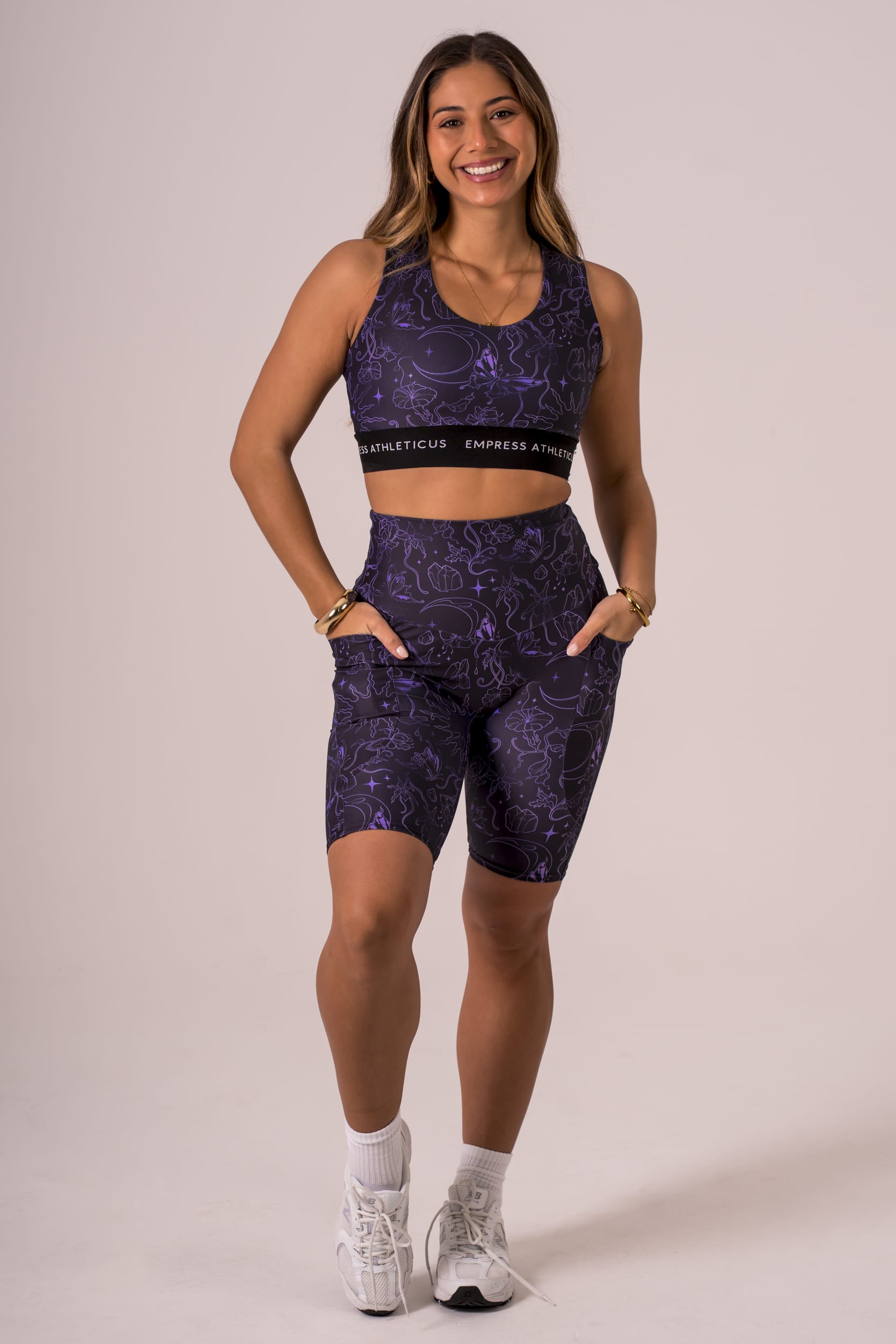 Afterglow Dynamic High Waisted Pocket Bike Shorts
