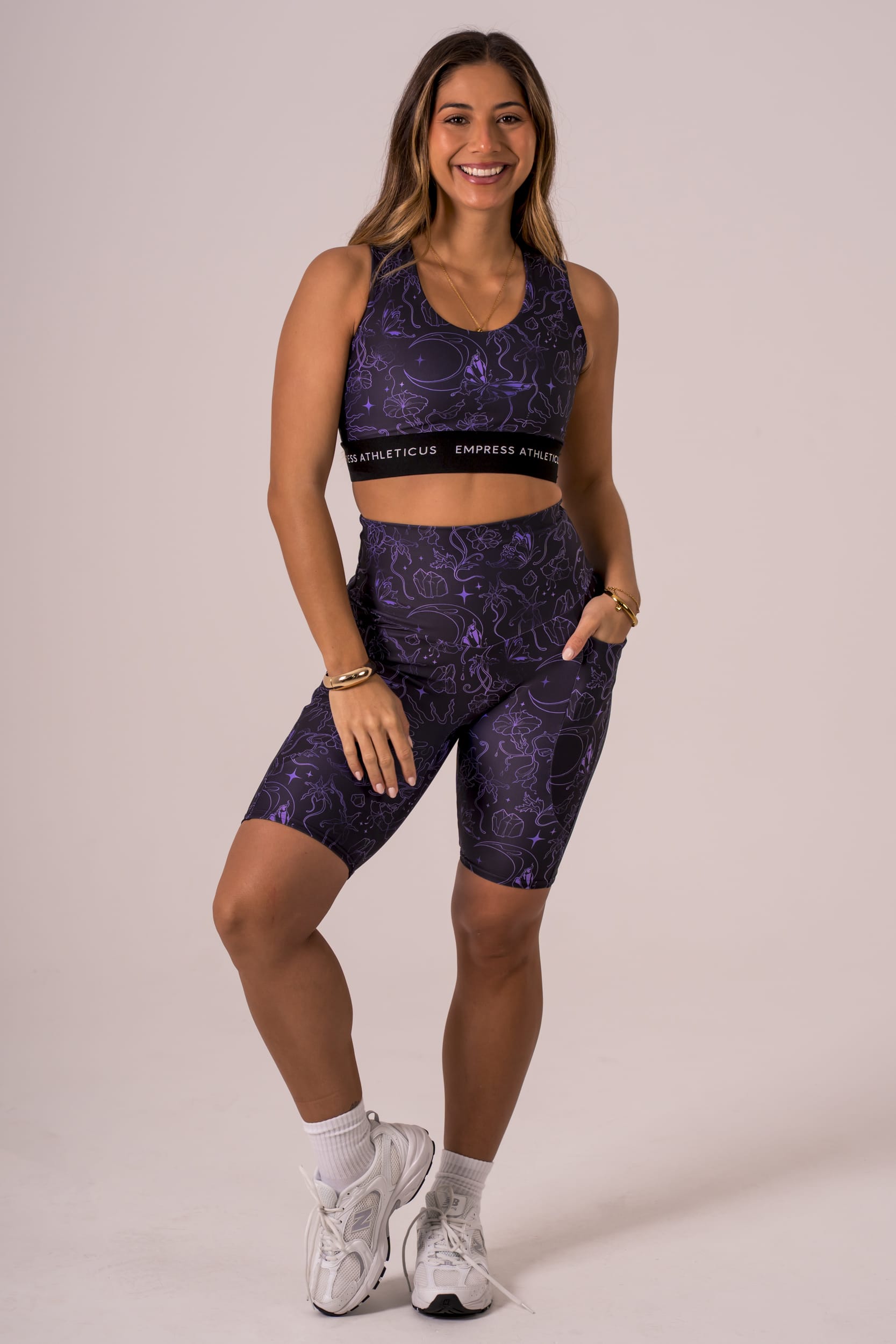 Afterglow Dynamic High Waisted Pocket Bike Shorts