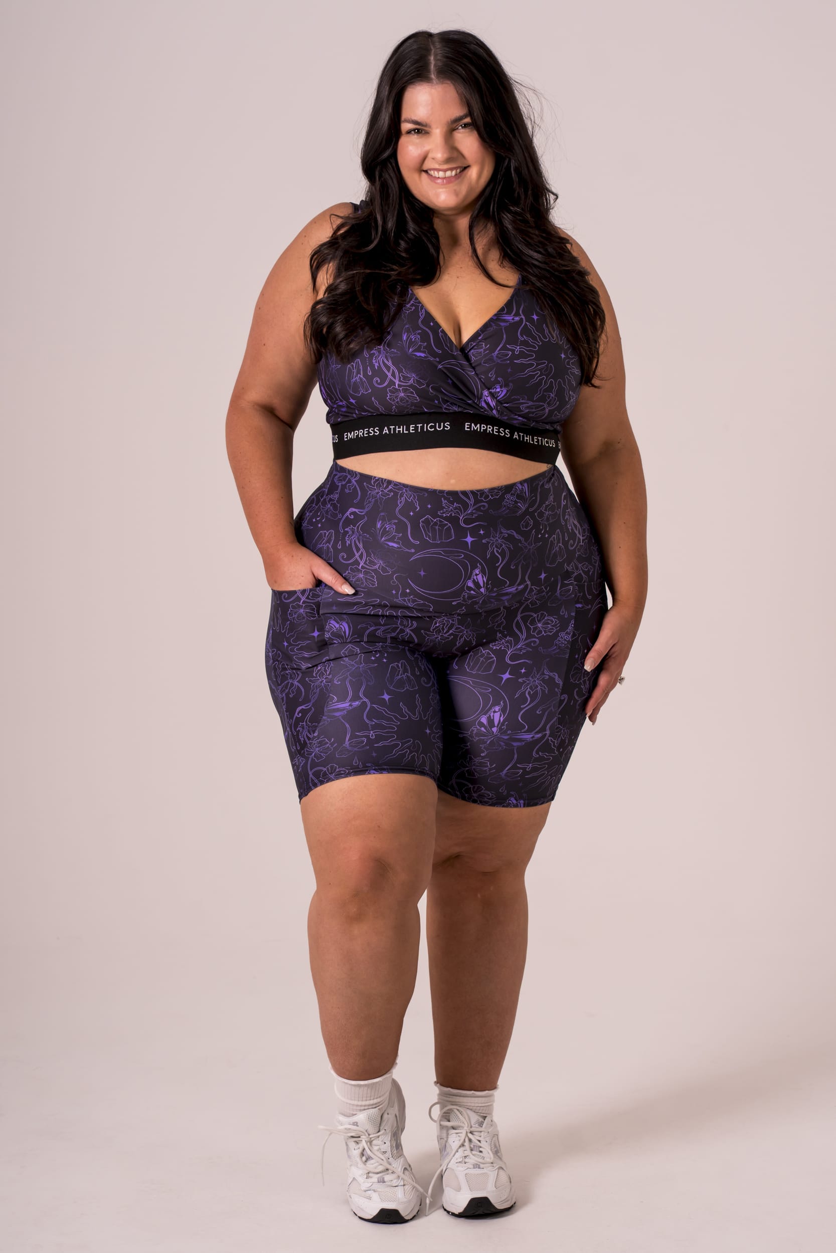 Afterglow Dynamic High Waisted Pocket Booty Shorts