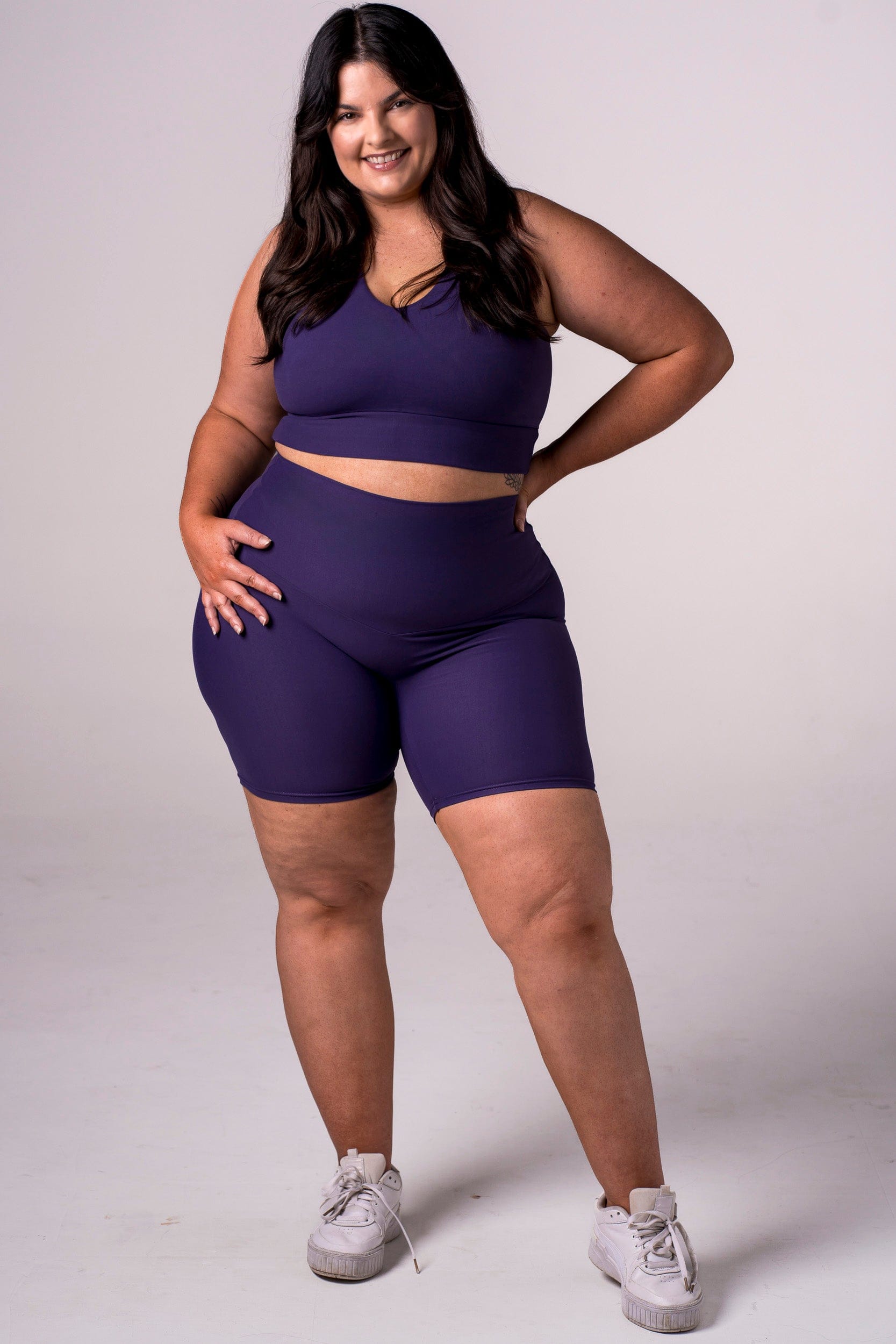 Amethyst Dynamic High Waisted Booty Shorts