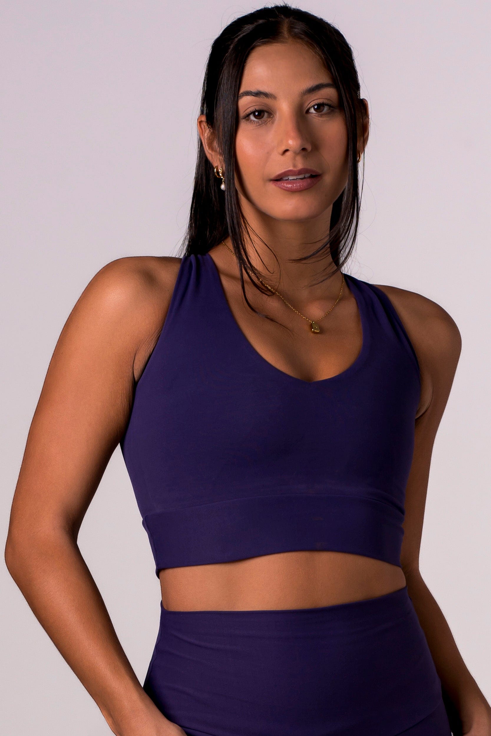 Amethyst Dynamic Sports Crop