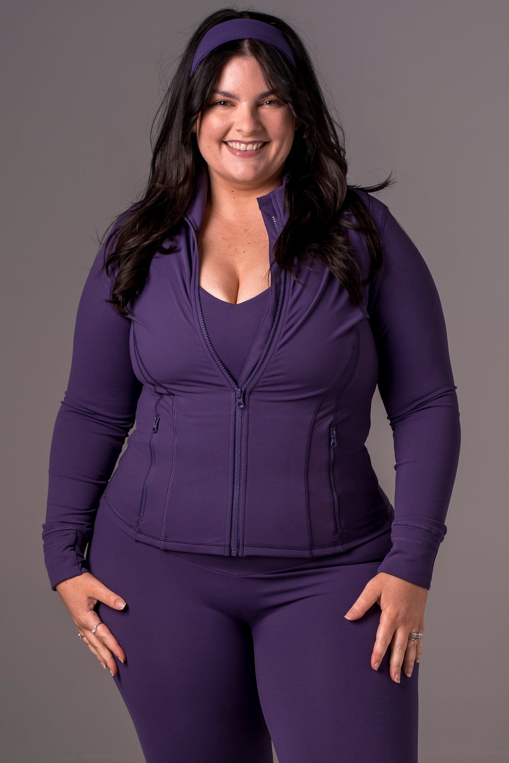 Amethyst Luxe Active Jacket