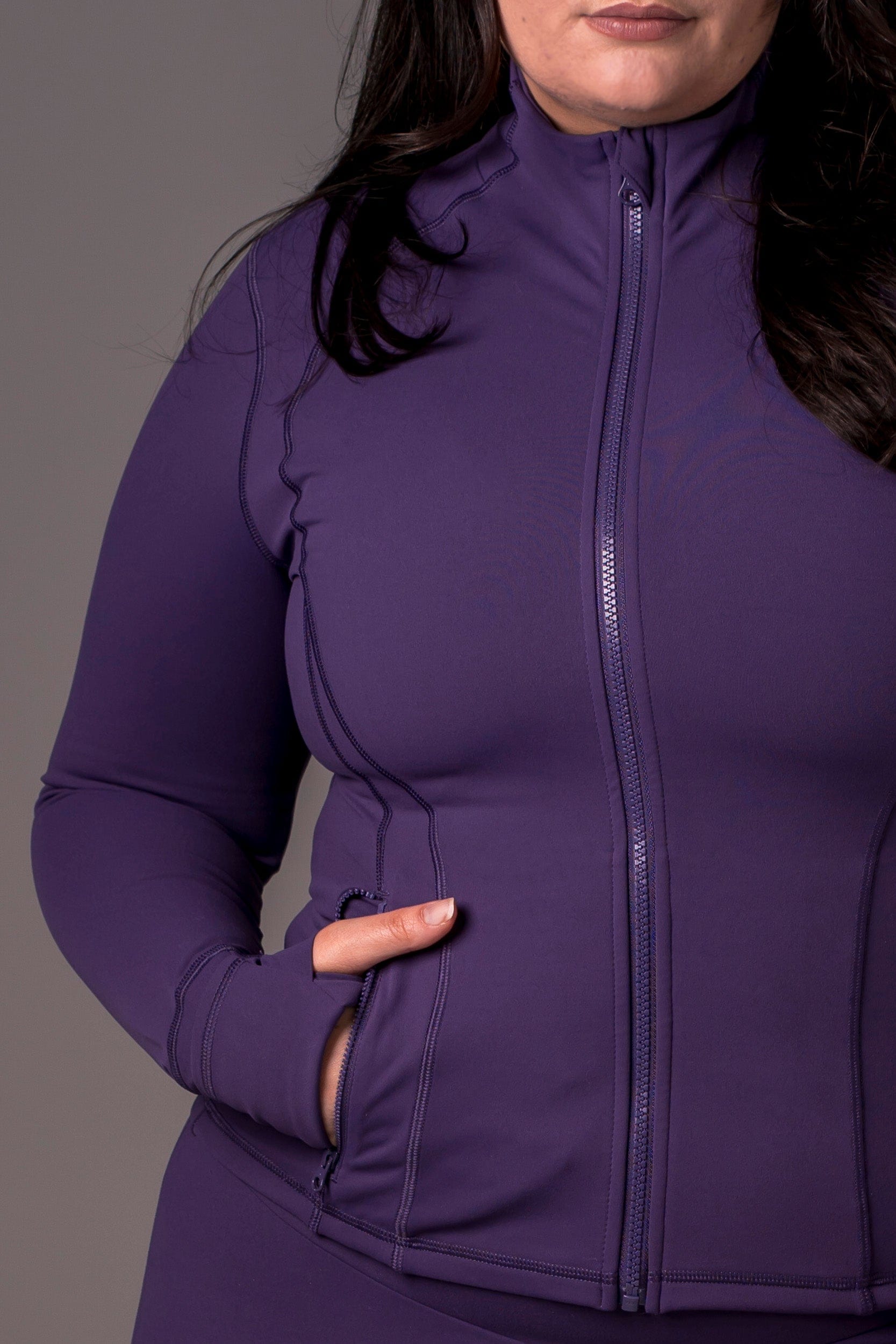 Amethyst Luxe Active Jacket
