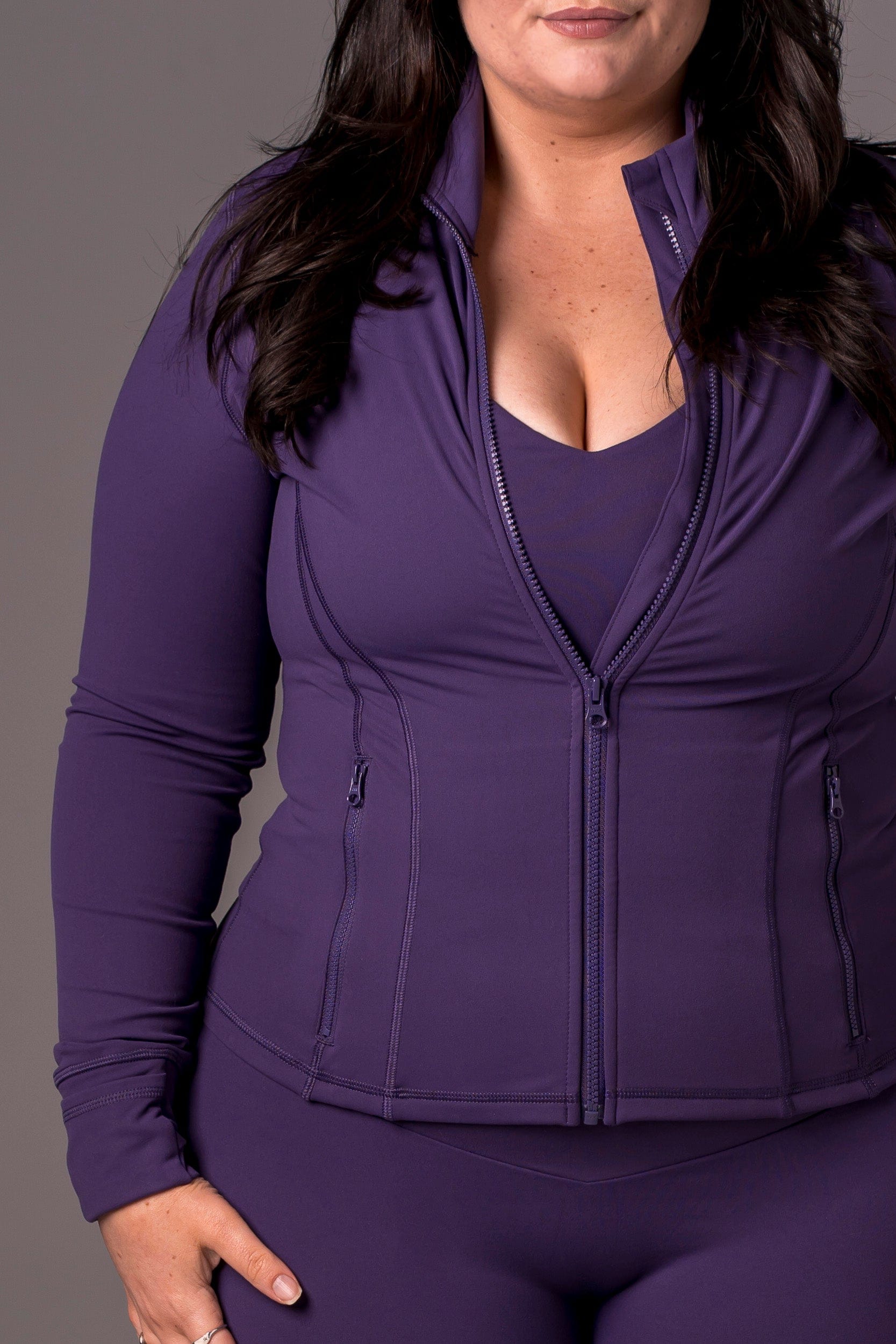 Amethyst Luxe Active Jacket